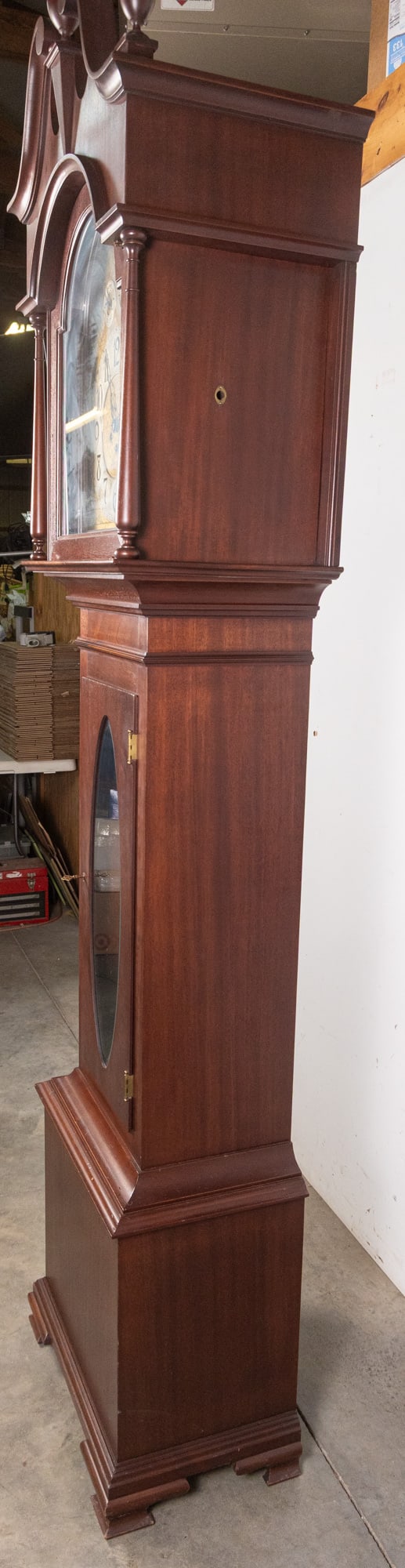 Junghans Large Antique Grandfather Clock - 12