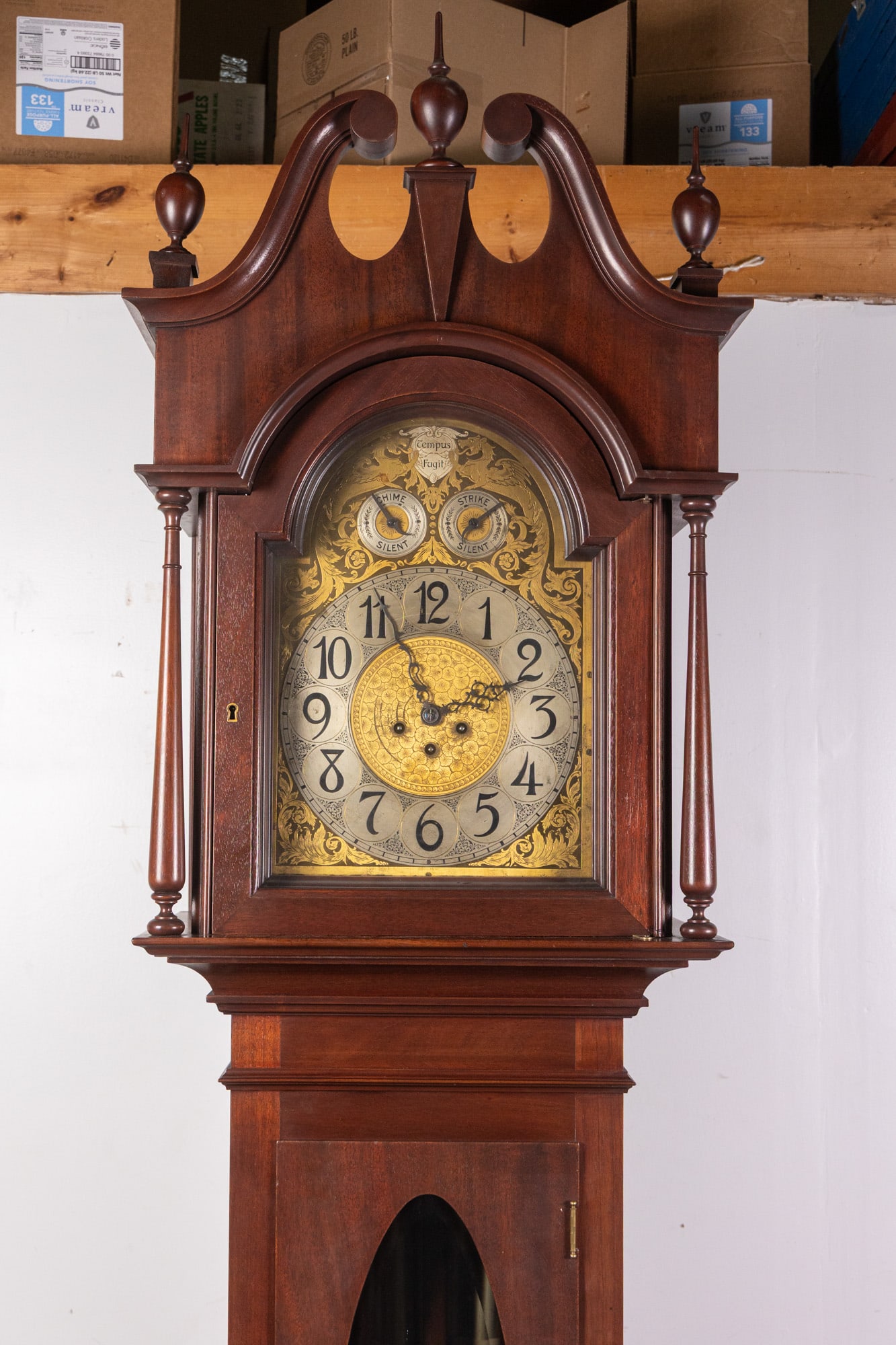 Junghans Large Antique Grandfather Clock - 3
