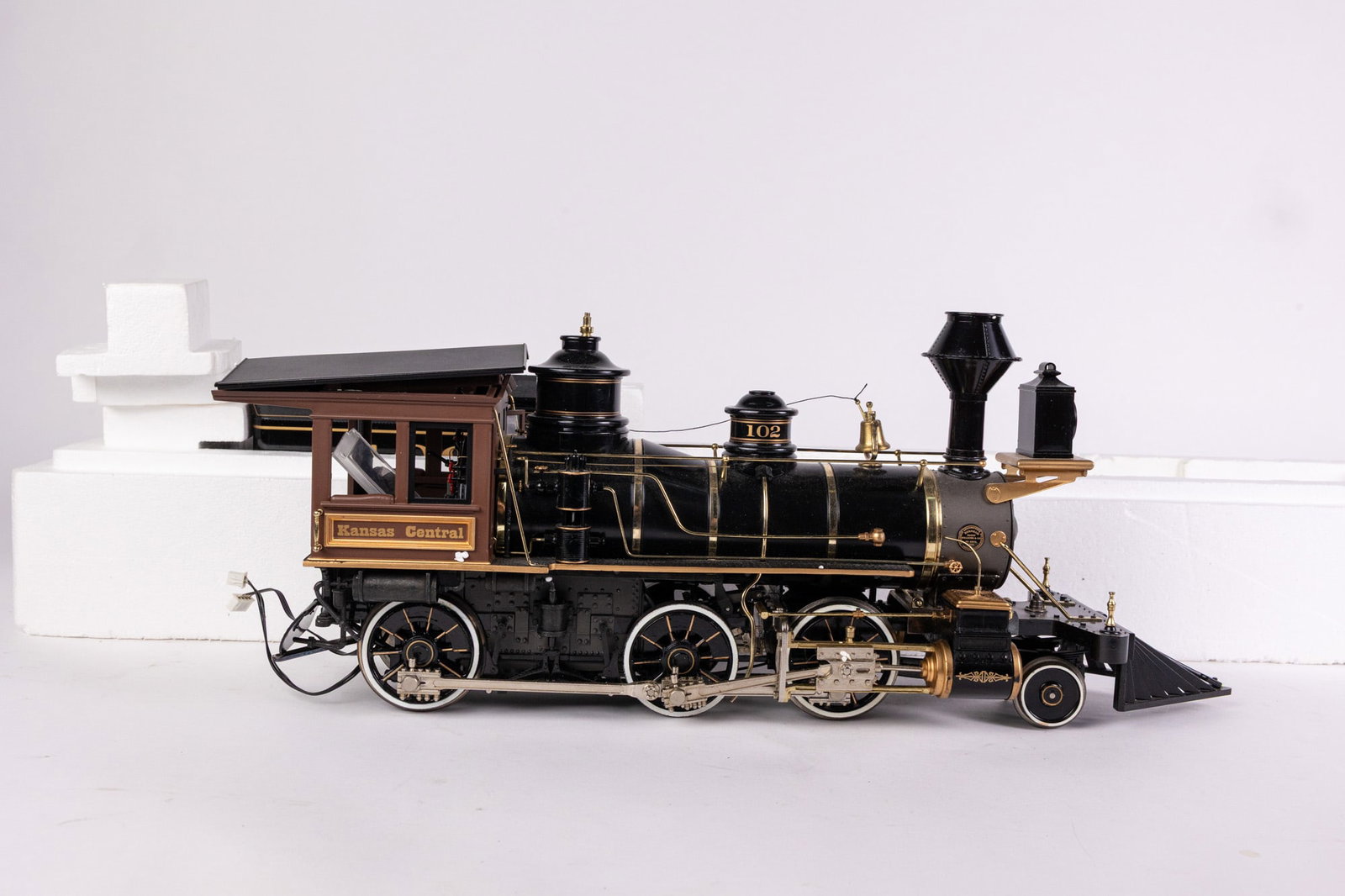 Bachmann Narrow Gauge 2-6-0 Mogul Kansas Central Locomotive IOB - 7