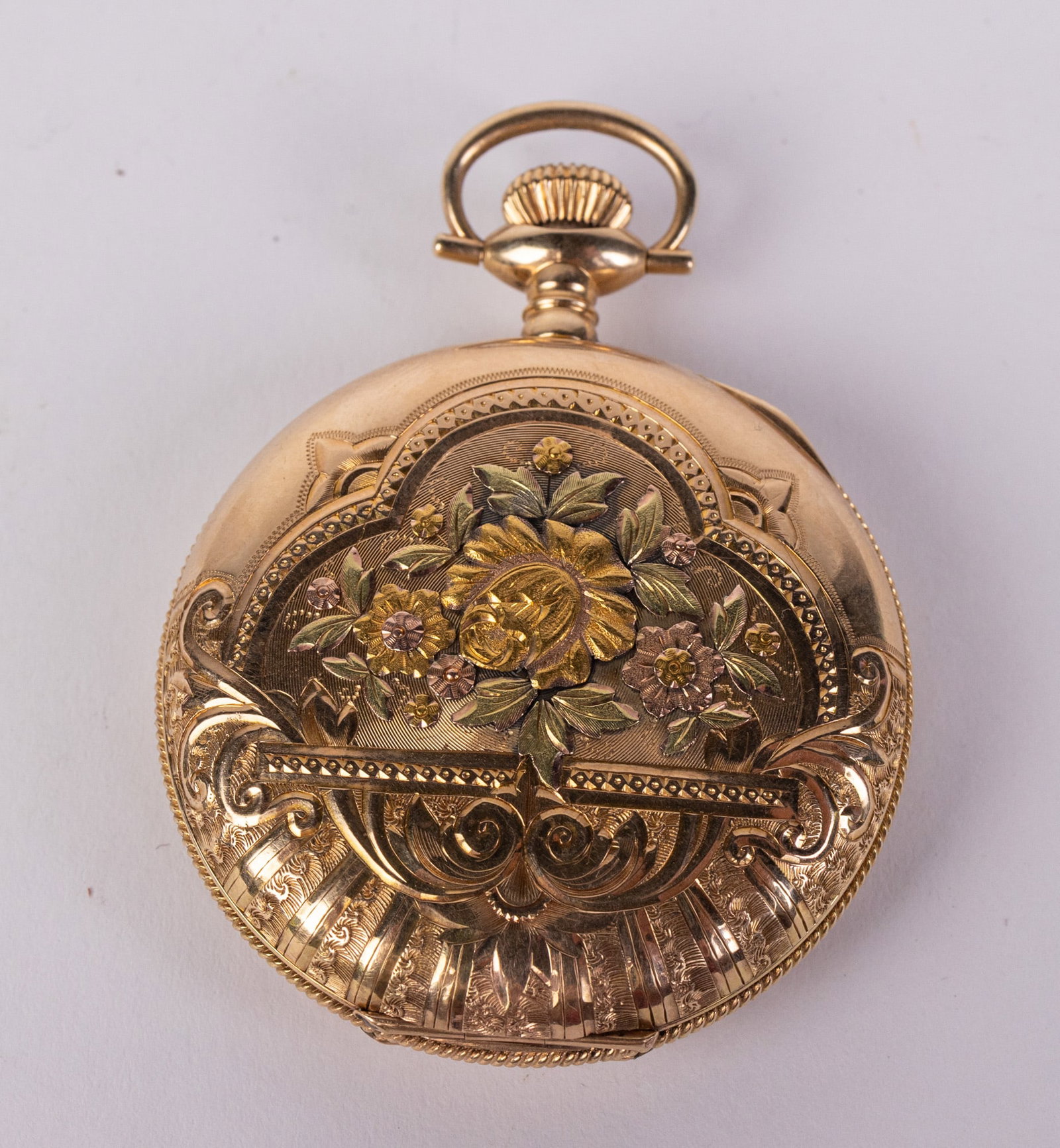 Vintage 14KY Gold Rockford Pocket Watch - 3