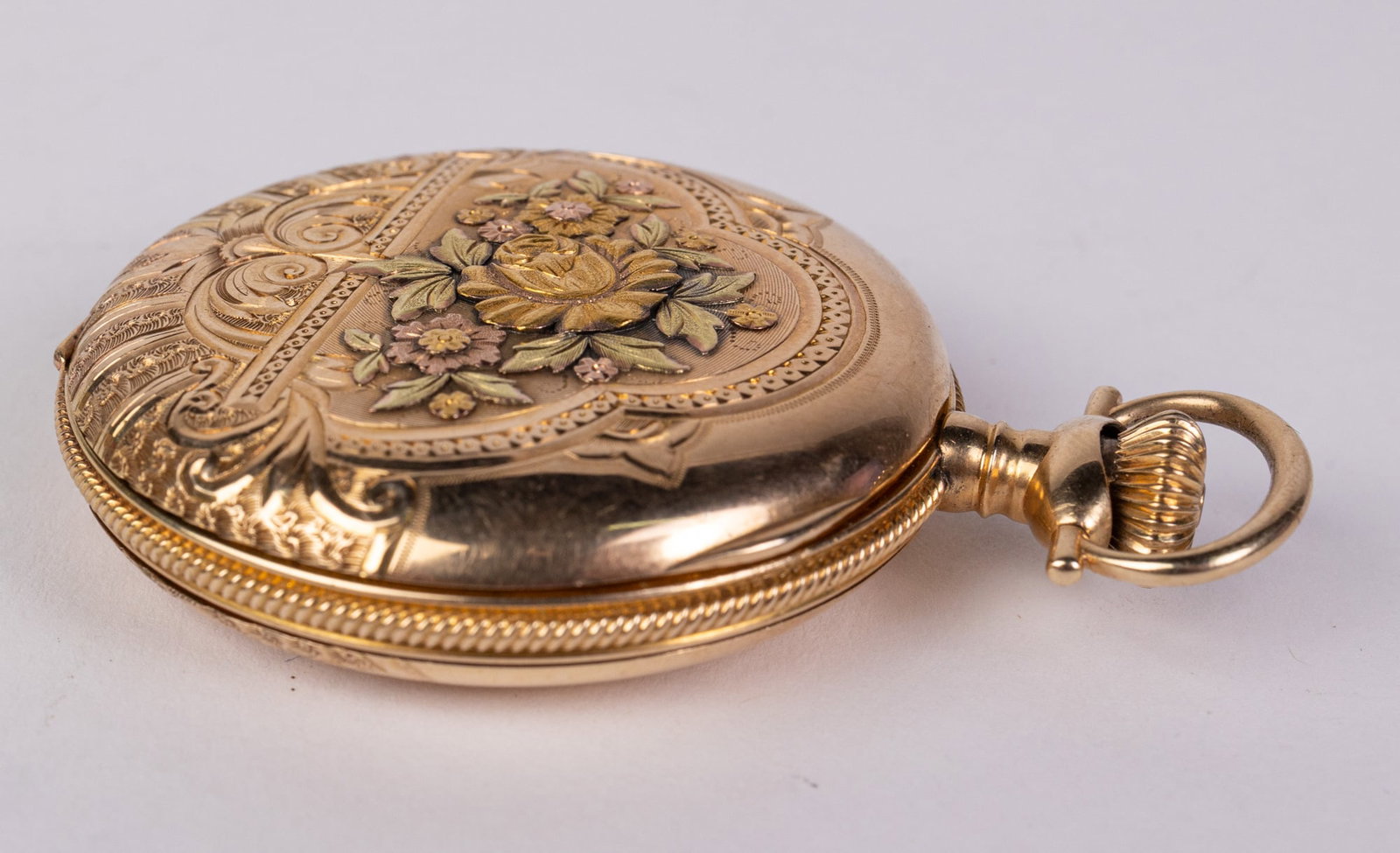 Vintage 14KY Gold Rockford Pocket Watch - 4