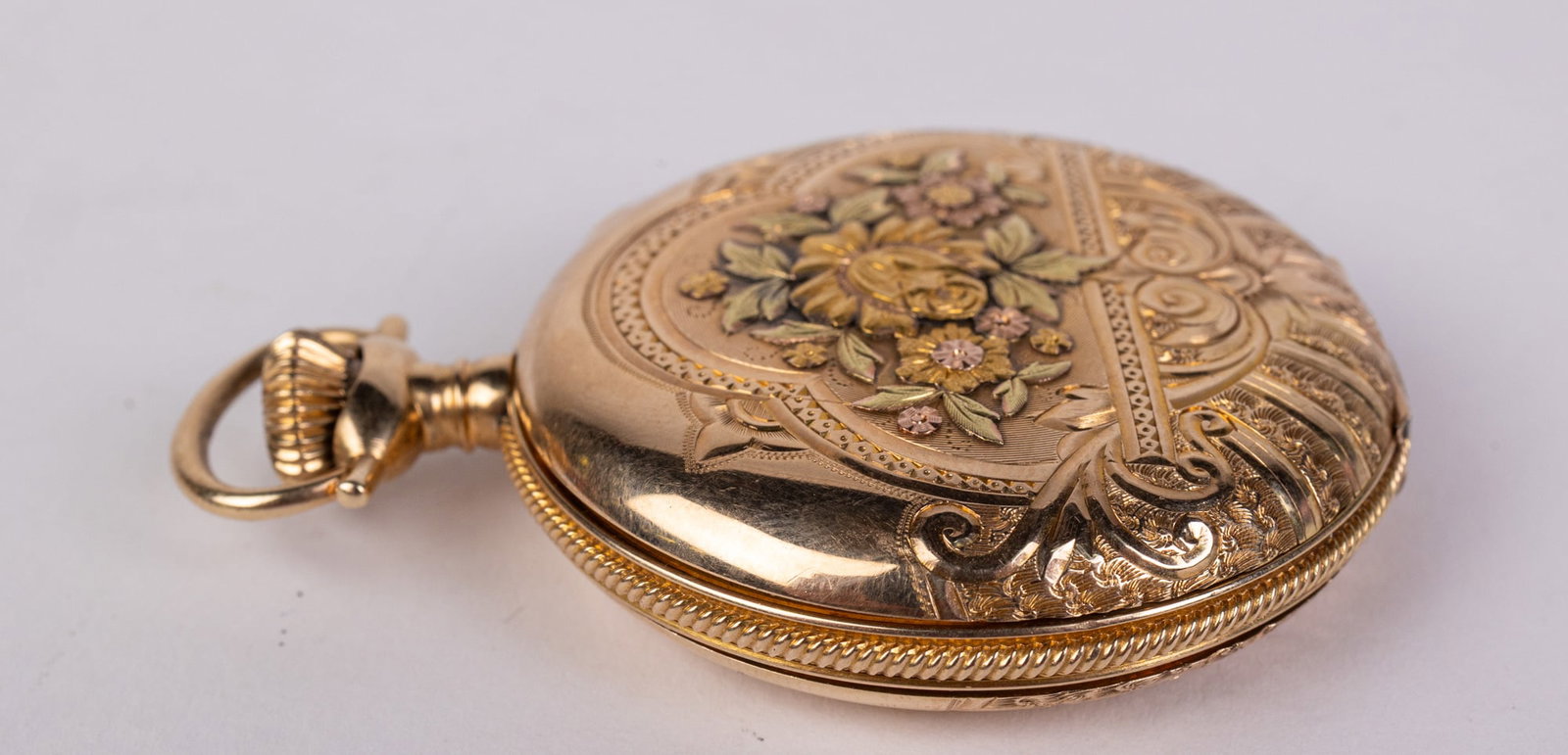 Vintage 14KY Gold Rockford Pocket Watch - 5