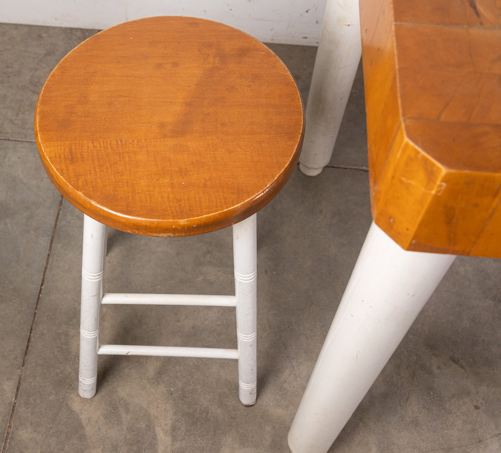 Vintage Butcher Block Table - 3