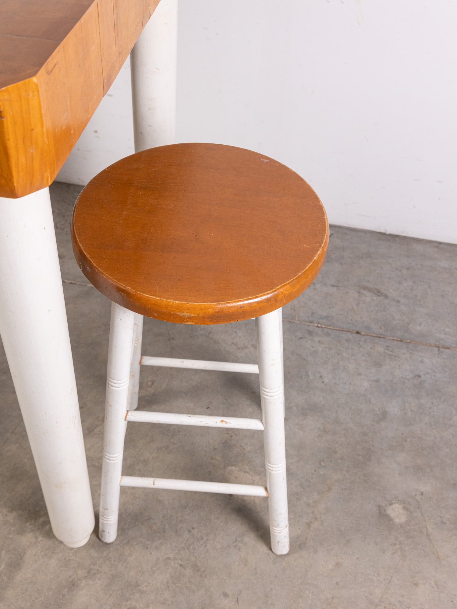 Vintage Butcher Block Table - 4