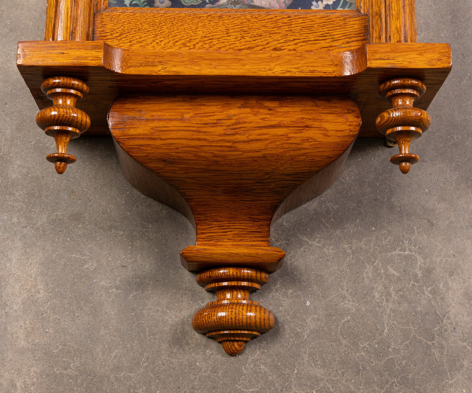 Ansonia "Capitol" Oak Wall Mounted Clock - 6