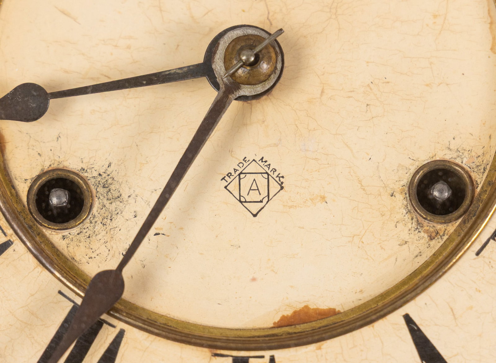 Ansonia "Capitol" Oak Wall Mounted Clock - 9