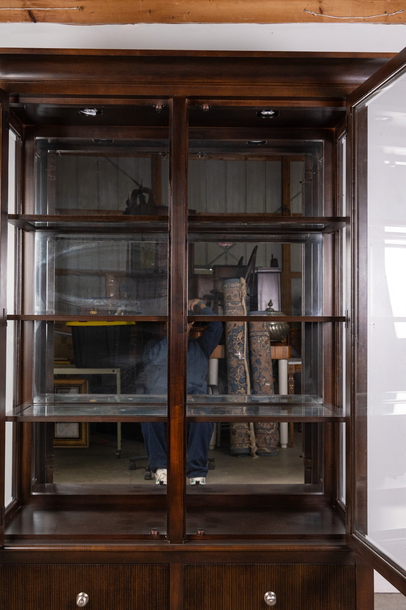 Nautica Lexington China Mirrored Display Cabinet - 5