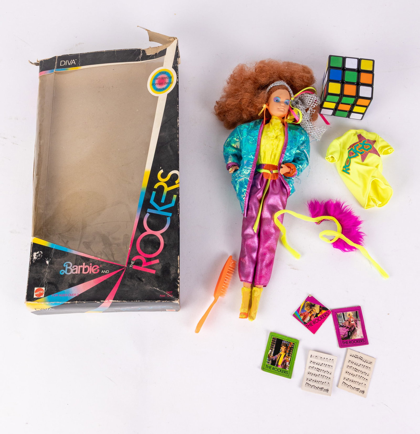 Diva [Barbie and the Rockers] No. 2427 c. 1985 IOB - 2