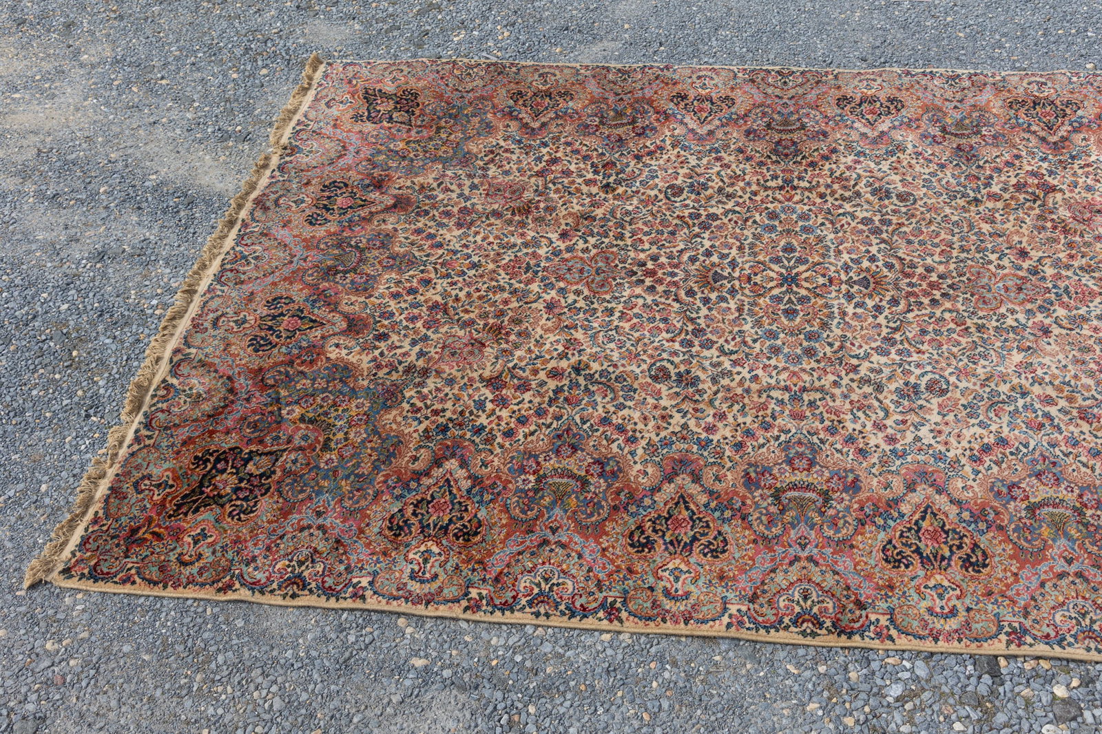 Karastan Kirman Large Multi-Colored Oriental Area Rug - 2