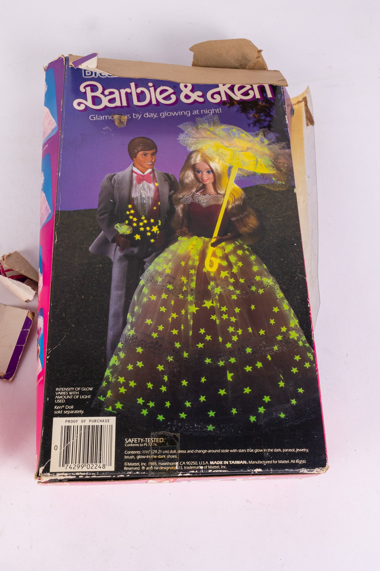 1985 Vintage Mattel Blonde Dream Glow Barbie Doll IOB - 4