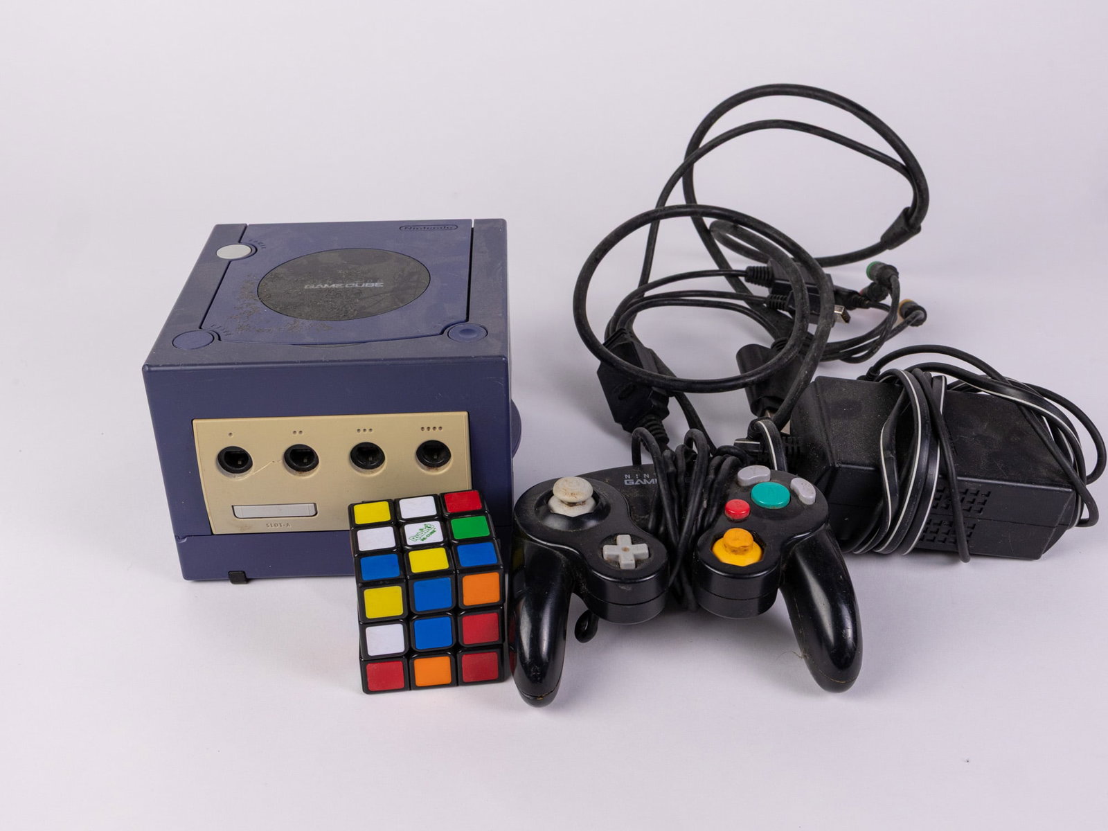 Nintendo Gamecube Indigo System [DOL-001] w/ Accessories - 2