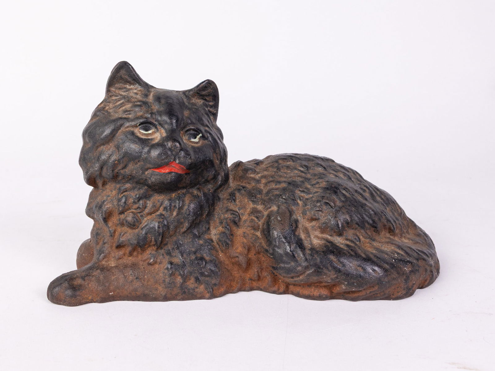 Cast Iron Cat Door Stop: Cast Iron Cat Door Stop Size 6" H Literature Brooks Auction – Online Auction Terms & Conditions ——————————————