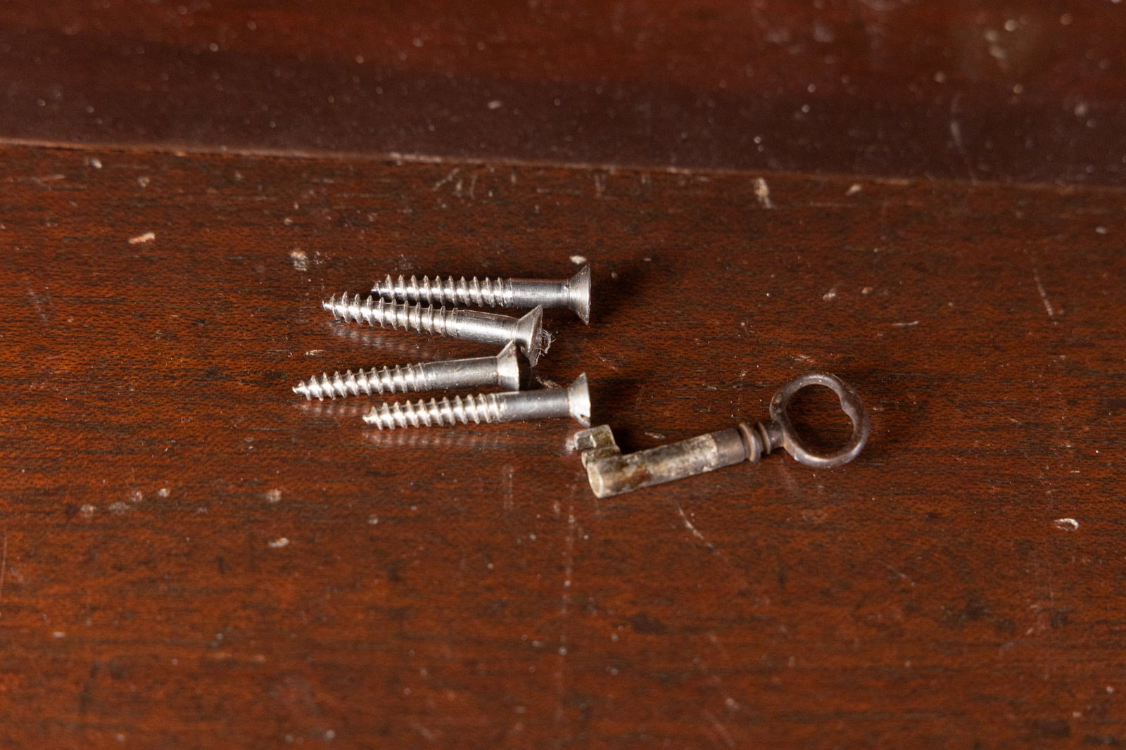 Antique Serpentine Secretary Desk - 8