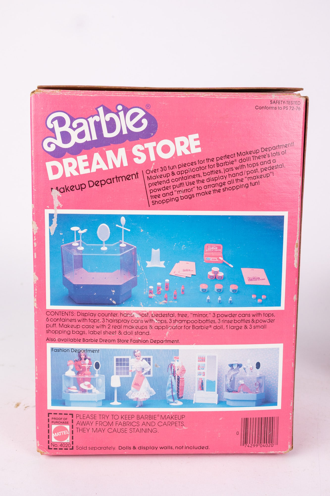 Vintage Barbie Bubble Bath & Dream Store Makeup Department IOB - 3