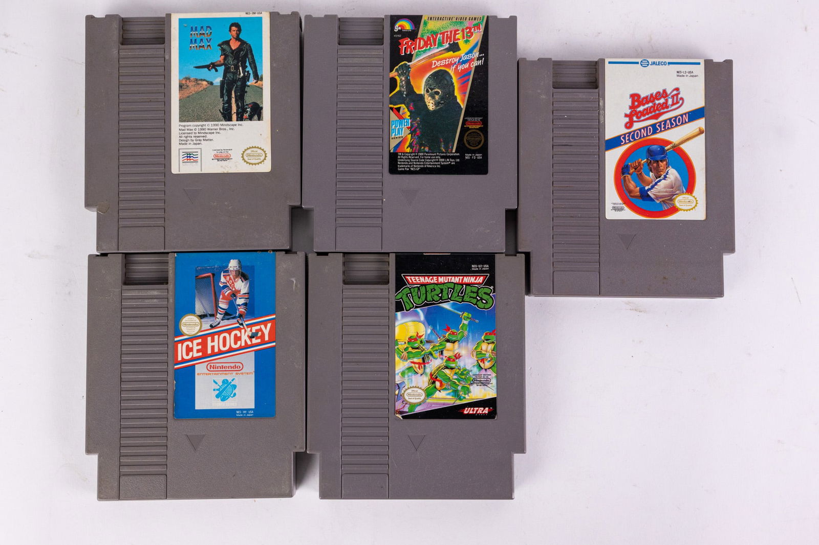 Nintendo NES Games ft. TMNT, Mad Max & Friday the 13th: Nintendo NES Games ft. TMNT, Mad Max & Friday the 13th Size 7" x 12" x 12" Literature Brooks Auction – Online Auction Terms & Conditions ————————&