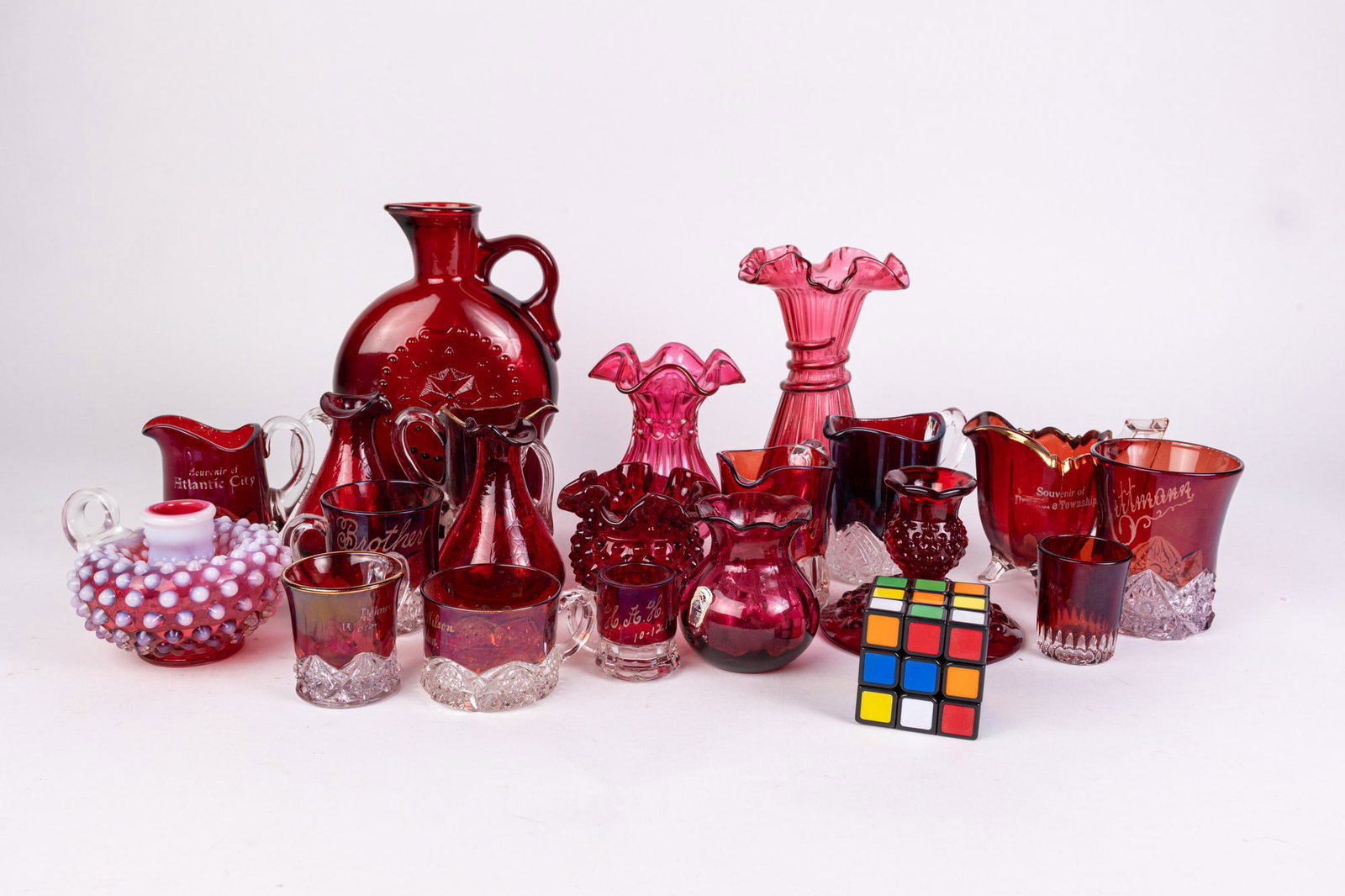 Vintage and Antique Cranberry/Ruby Glass - 2