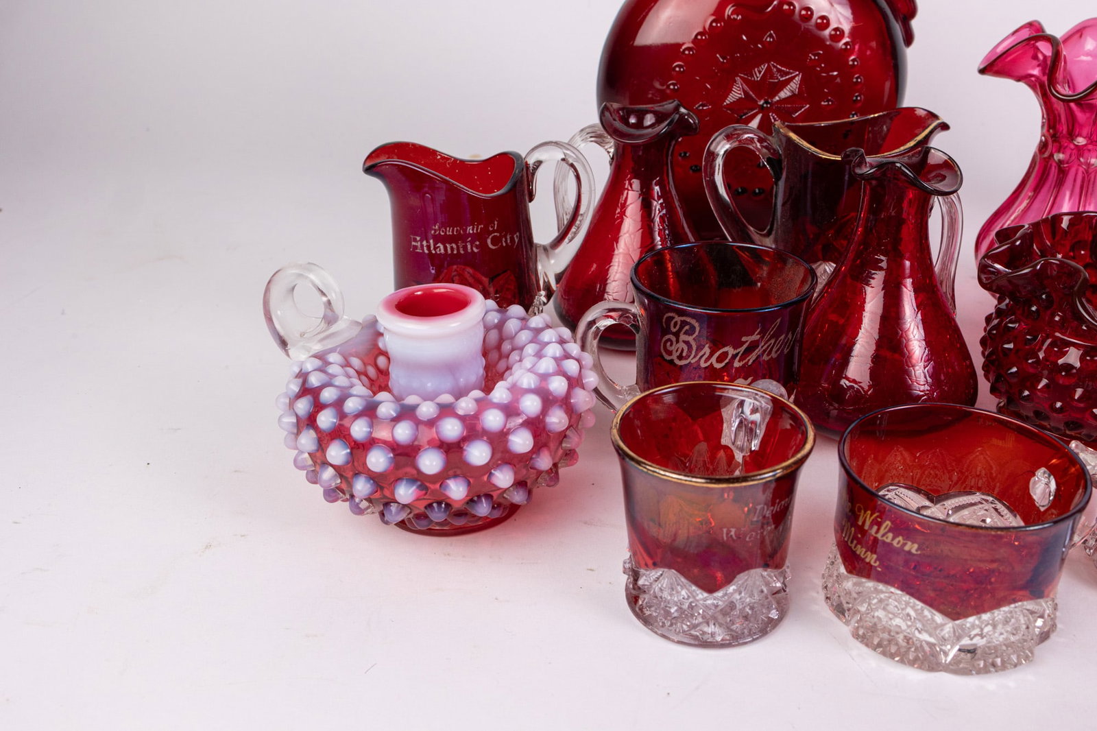 Vintage and Antique Cranberry/Ruby Glass - 3