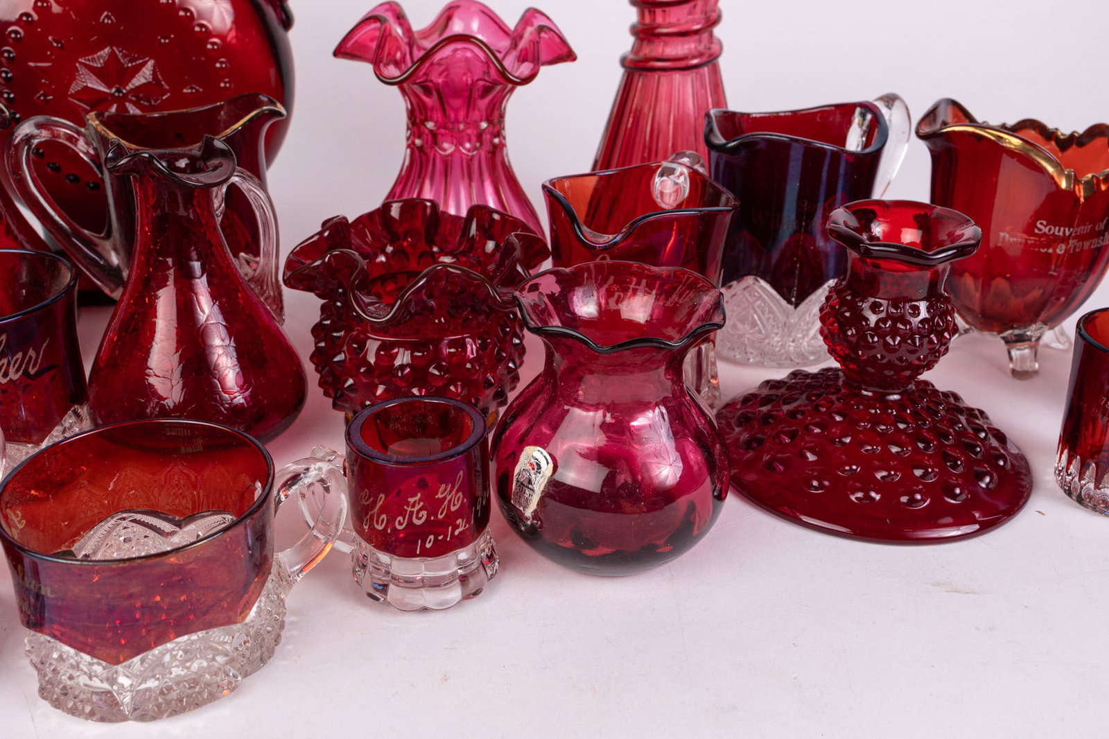 Vintage and Antique Cranberry/Ruby Glass - 5