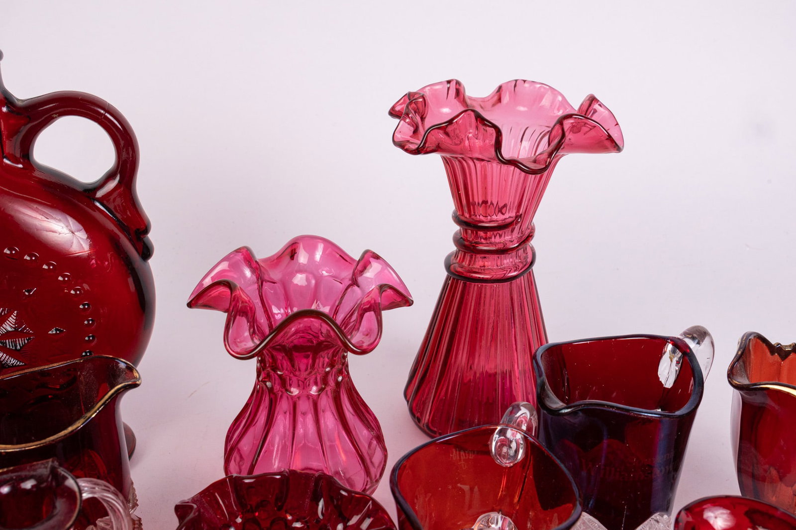 Vintage and Antique Cranberry/Ruby Glass - 7