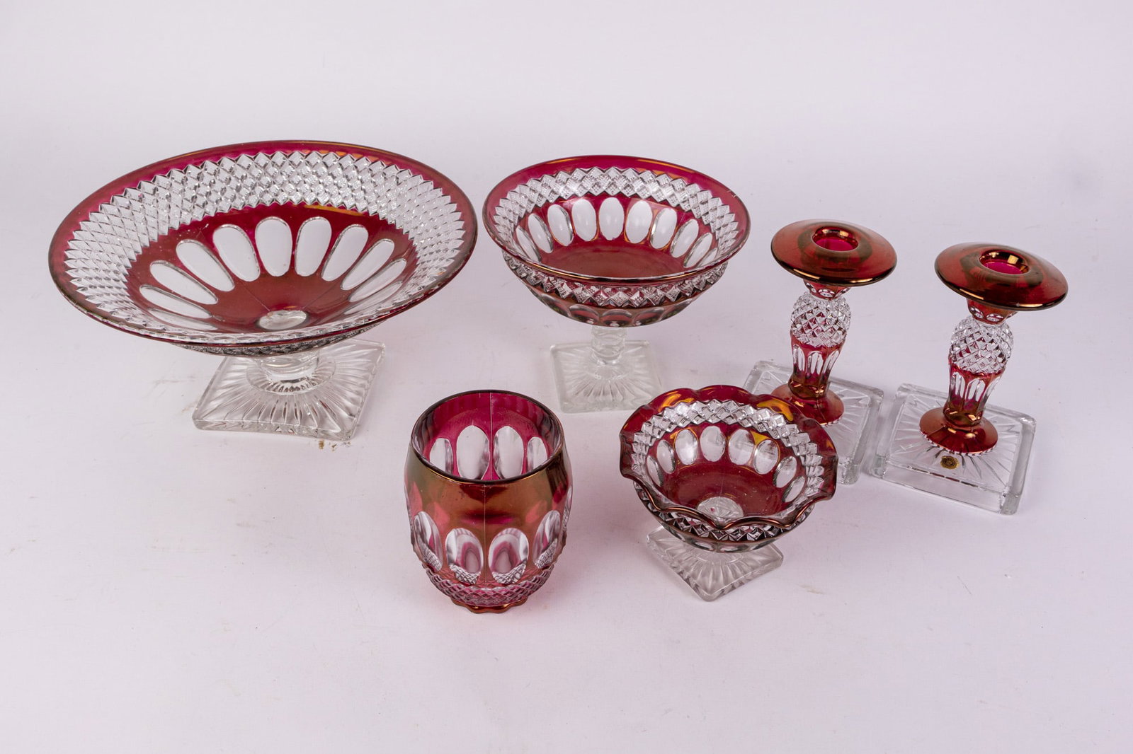 Lot of Vintage Westmoreland Style Glass Decor - 3