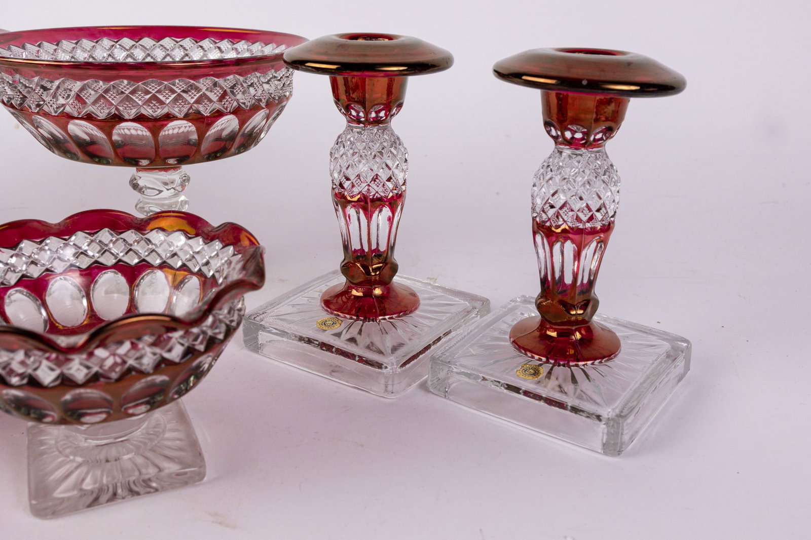 Lot of Vintage Westmoreland Style Glass Decor - 4