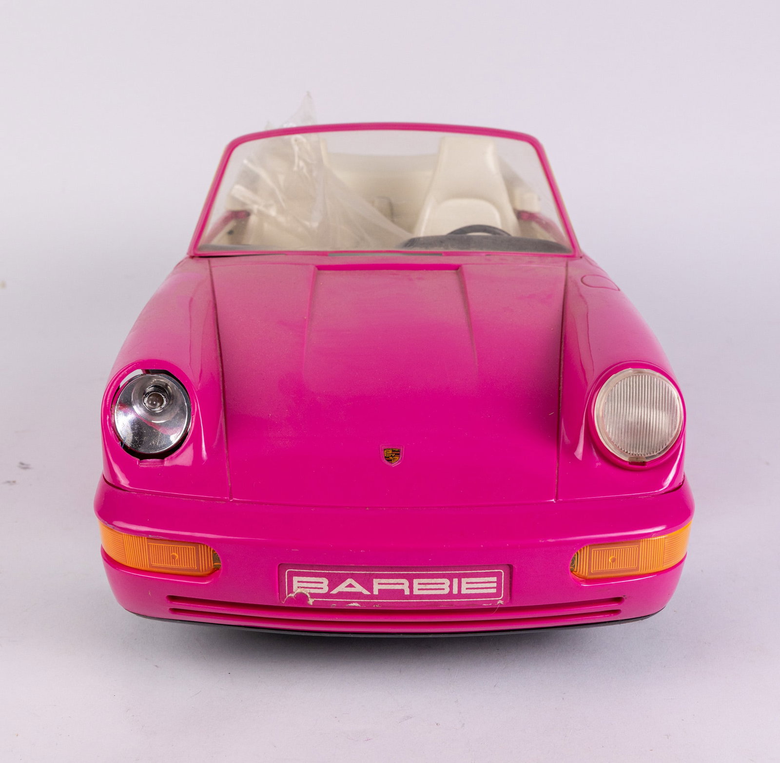 Barbie 1991 Pink Porsche Toy Car - 3