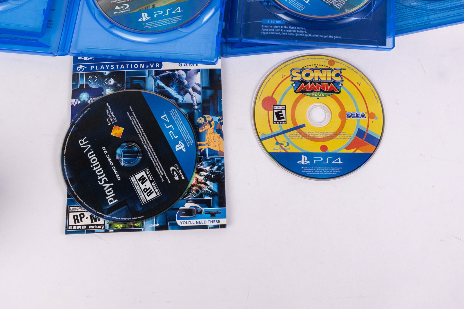 Playstation 4 Game Assortment ft. Sonic Mania, Skyrim VR & VR Rick and Morty - 9