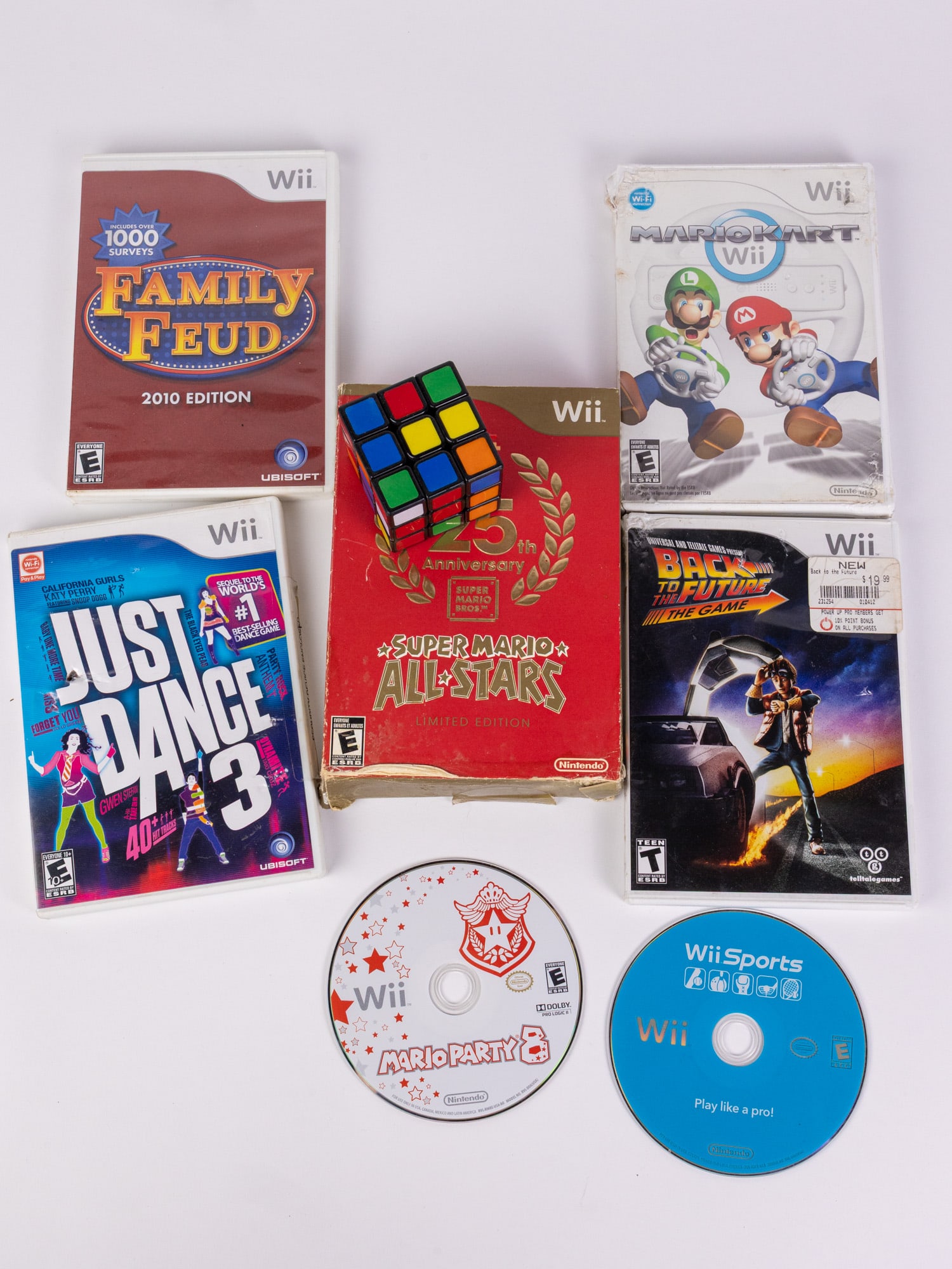 Nintendo Wii Games ft. Mario Kart, Mario Party & Wii Sports - 2