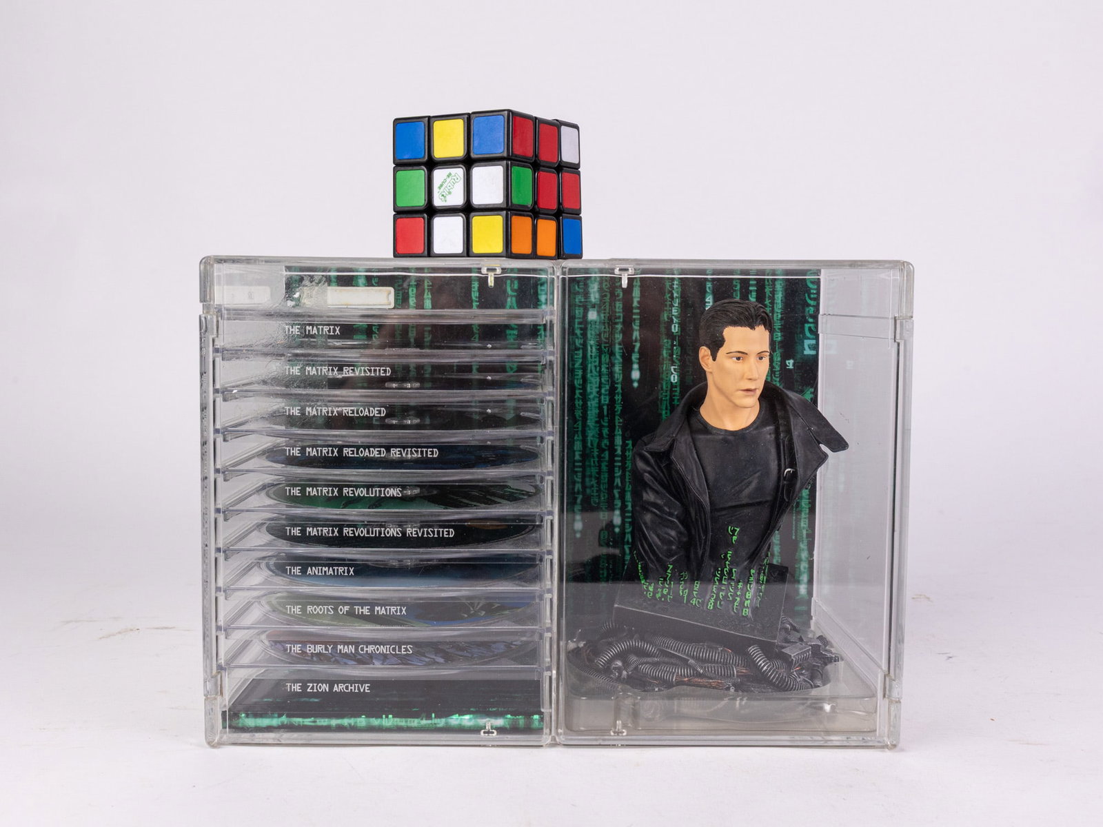 2004 The Ultimate Matrix Collection Ltd Ed 10-Disc DVD w/ Neo Bust - 2