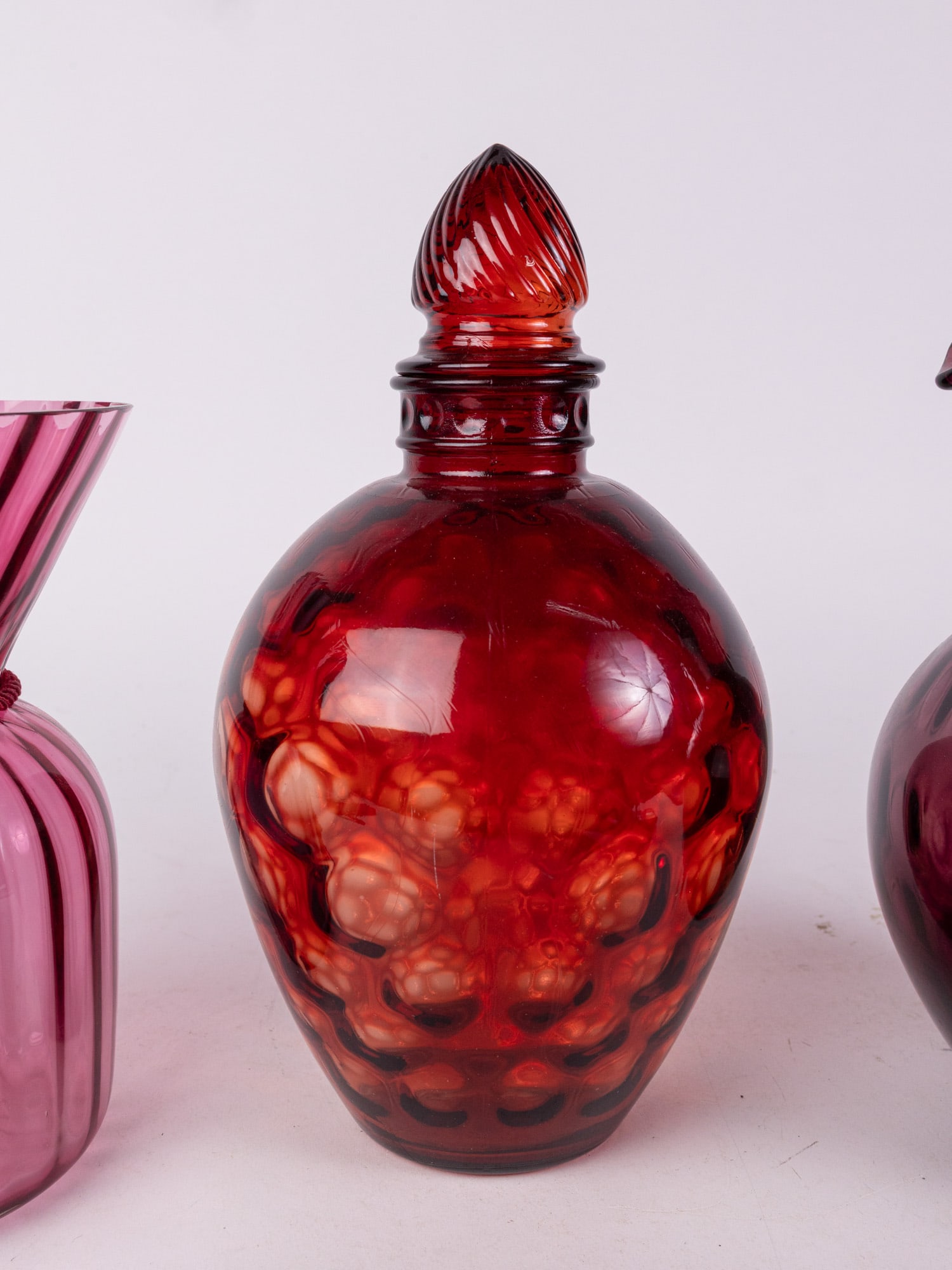 Lot of Vintage Westmoreland Style Glass Decor - 4