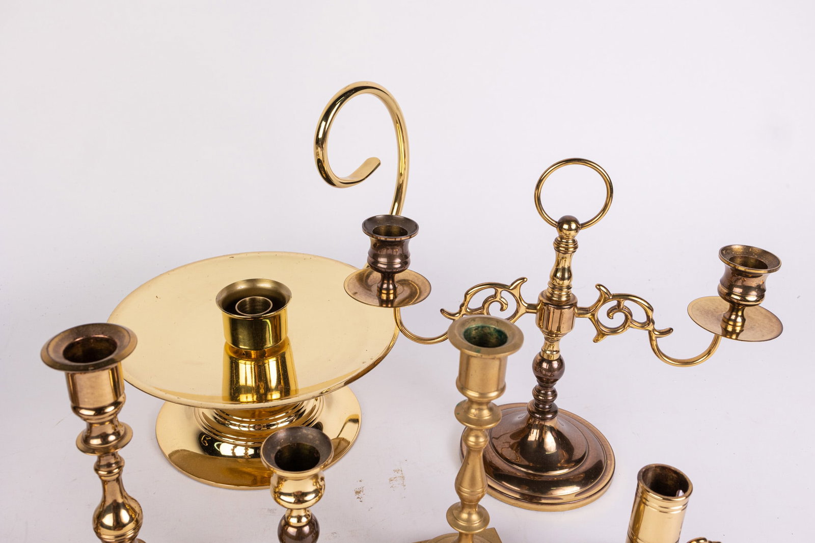 Lot of Vintage Brass Decor - 6