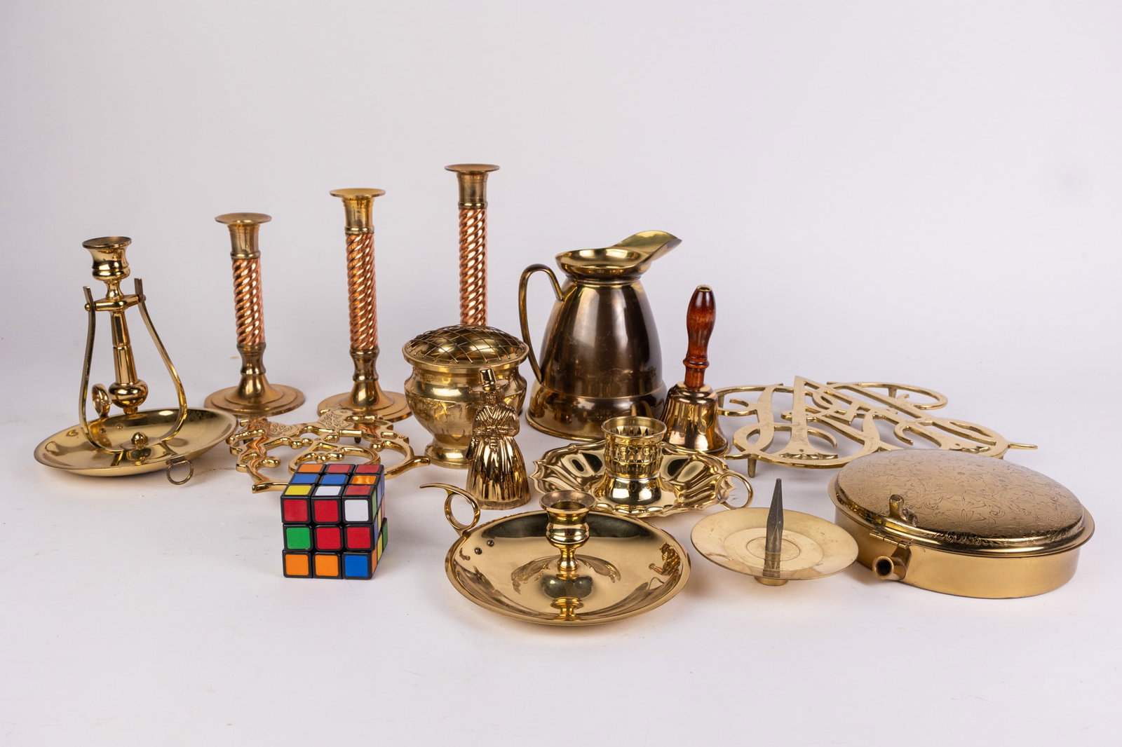 Lot of Vintage Brass Decor - 2