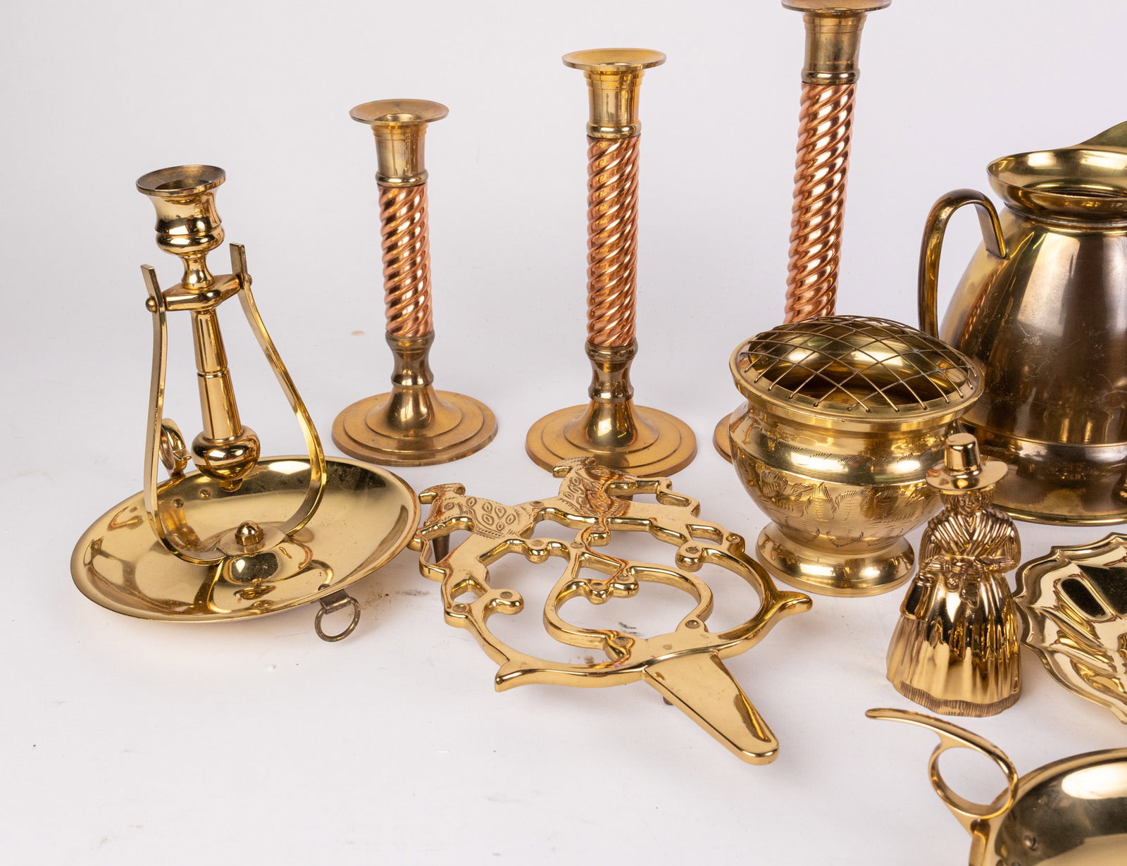 Lot of Vintage Brass Decor - 3