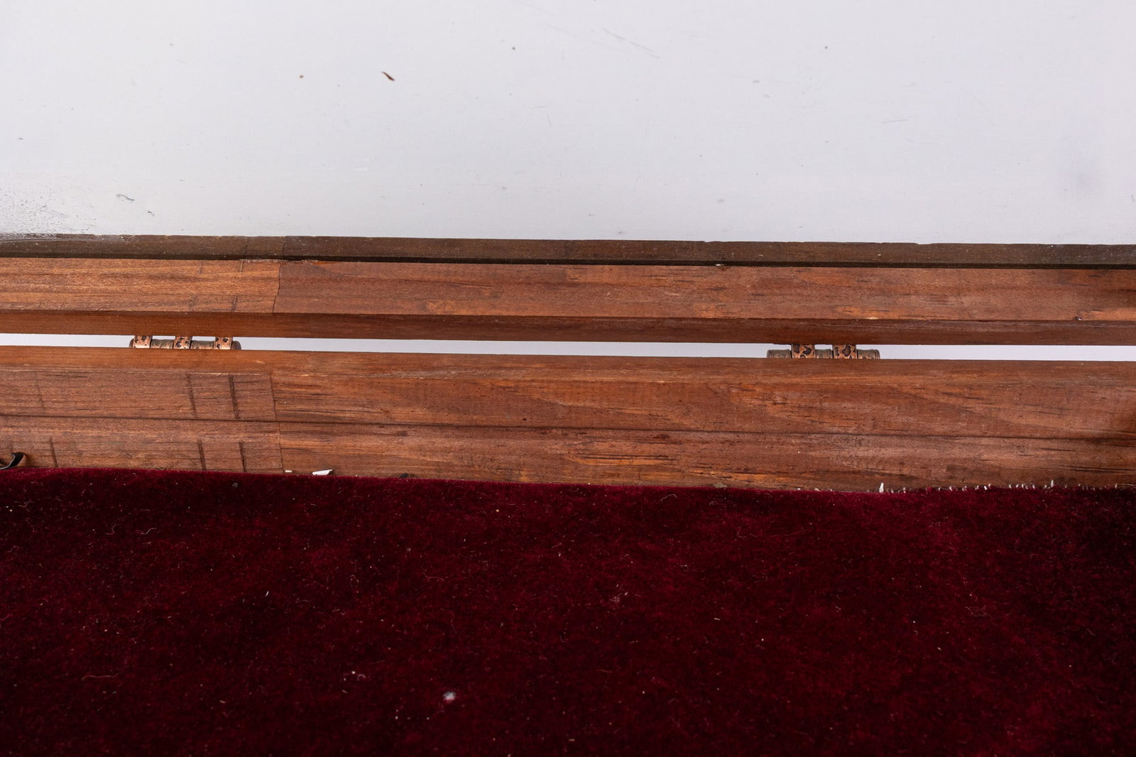 Vintage Tabletop Wood Showcase - 4