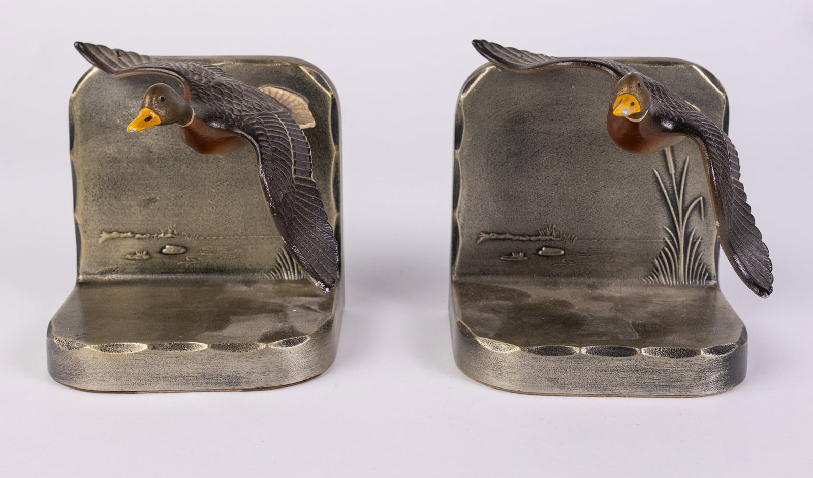 Pair of Vintage Mallard Bookends: Pair of Vintage Mallard BookendsSize6" HLiteratureBrooks Auction – Online Auction Terms & Conditions