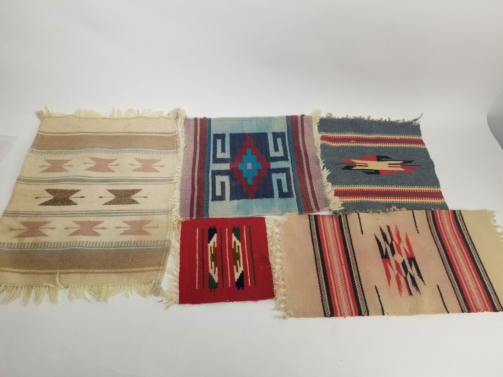 Five Navajo Decorative Textiles (1 of 3)