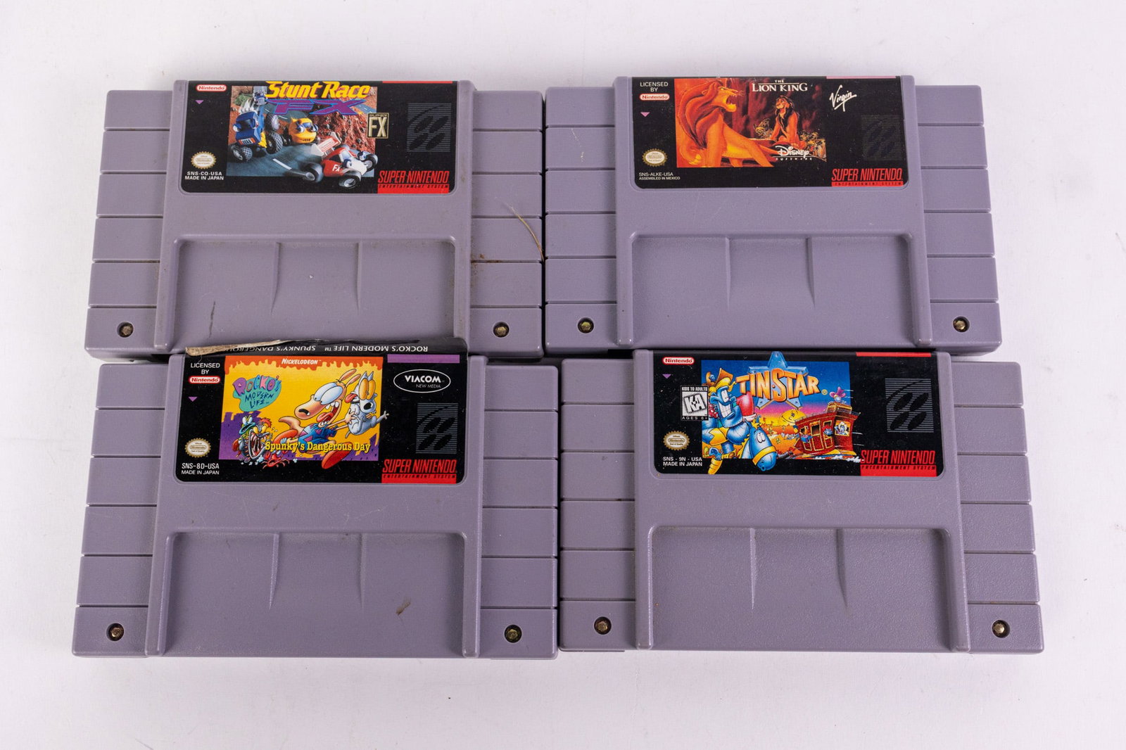 Nintendo SNES Games ft. The Lion King & Stunt Race FX (1 of 7)