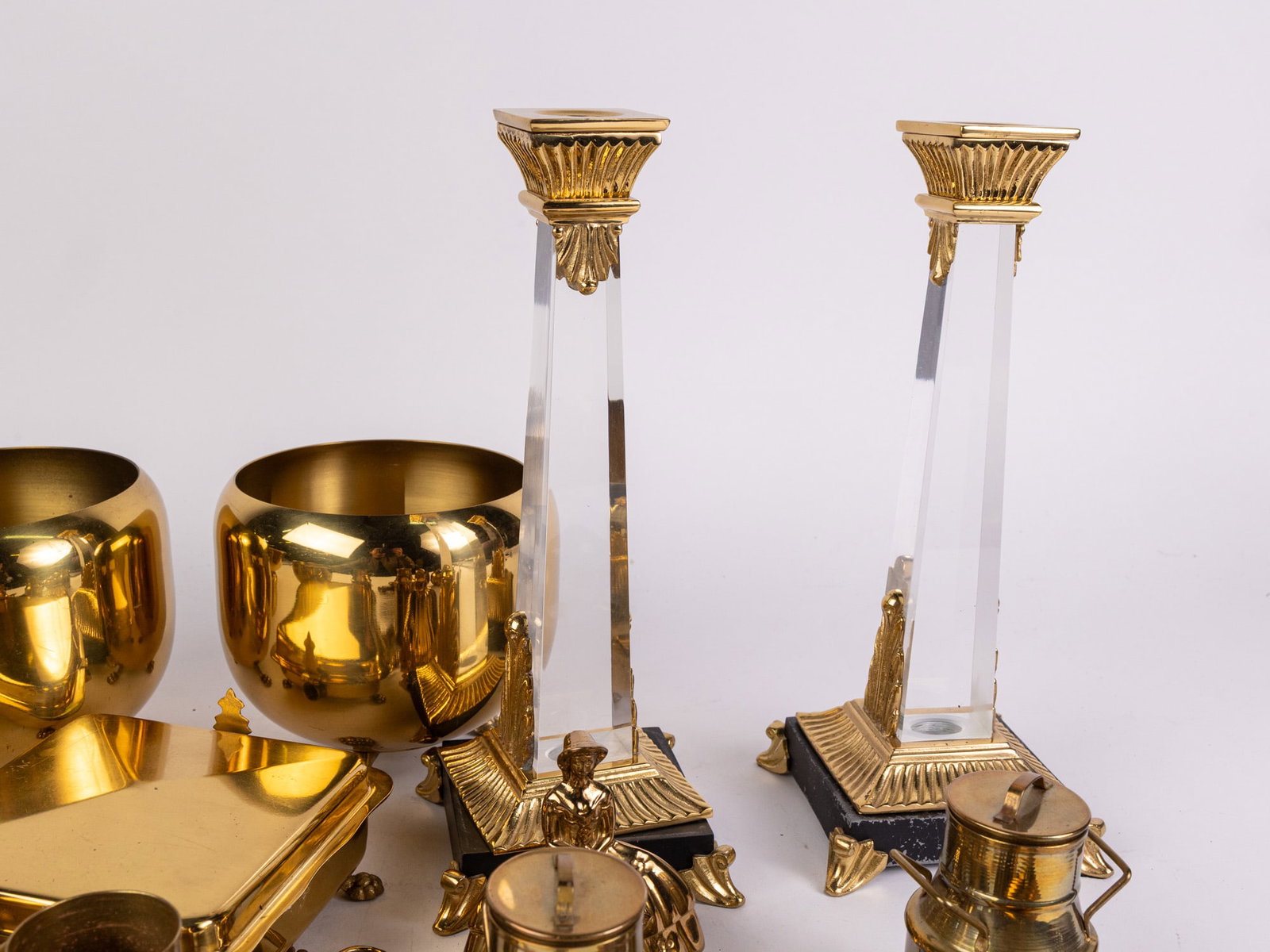 Lot of Vintage Brass Decor - 5