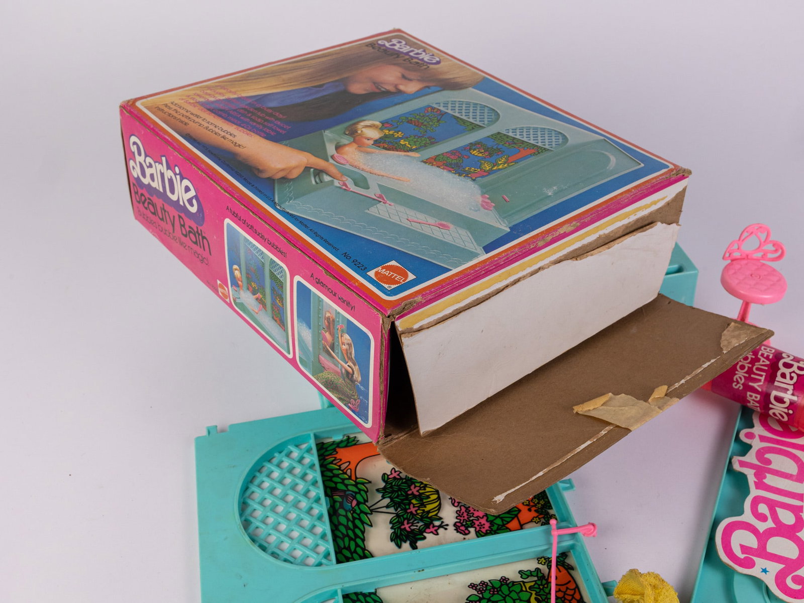 Vintage Barbie Beauty Bath Set 9223 IOB - 7