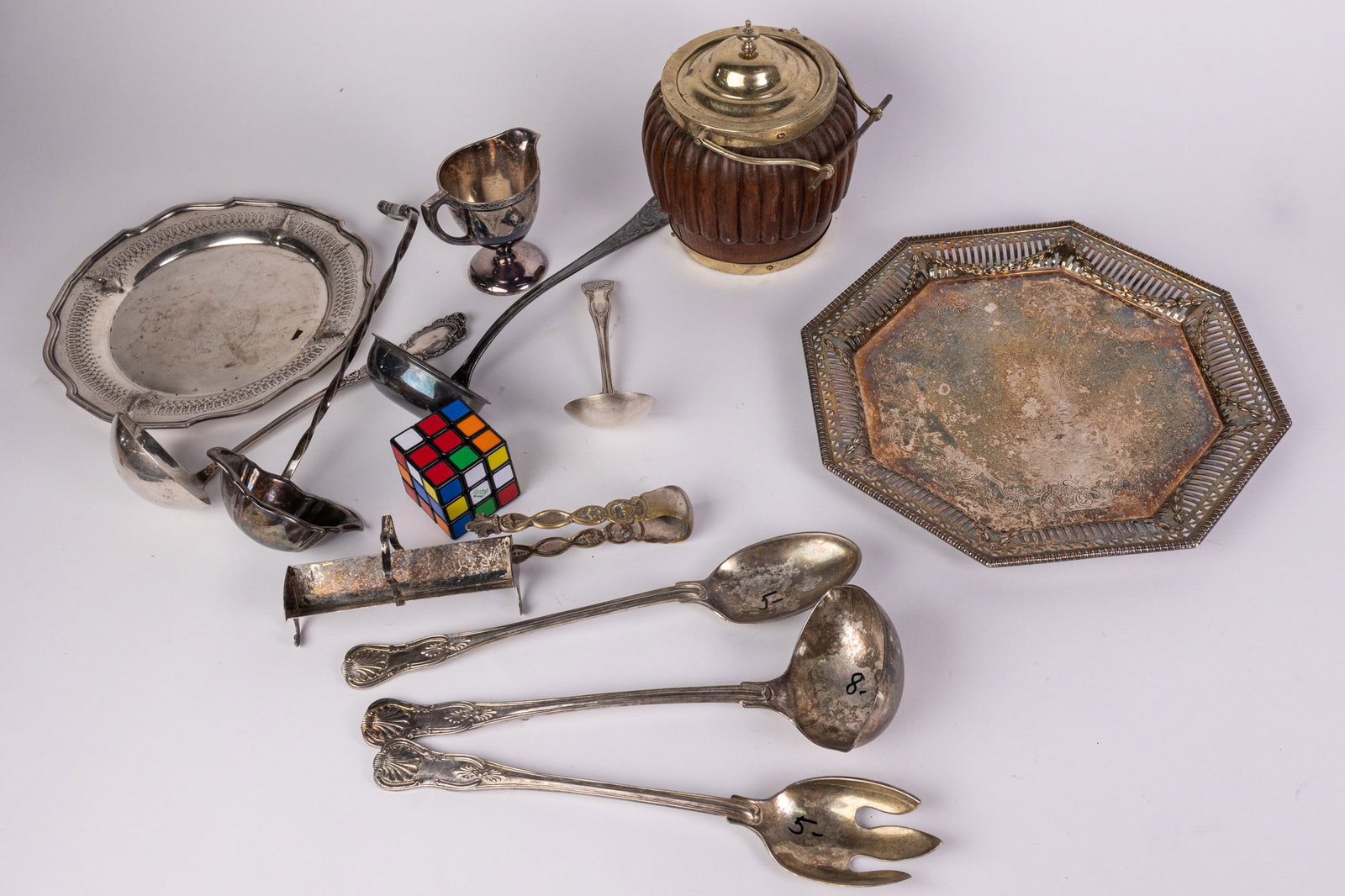 Lot of Vintage Silver Plate Items - 2