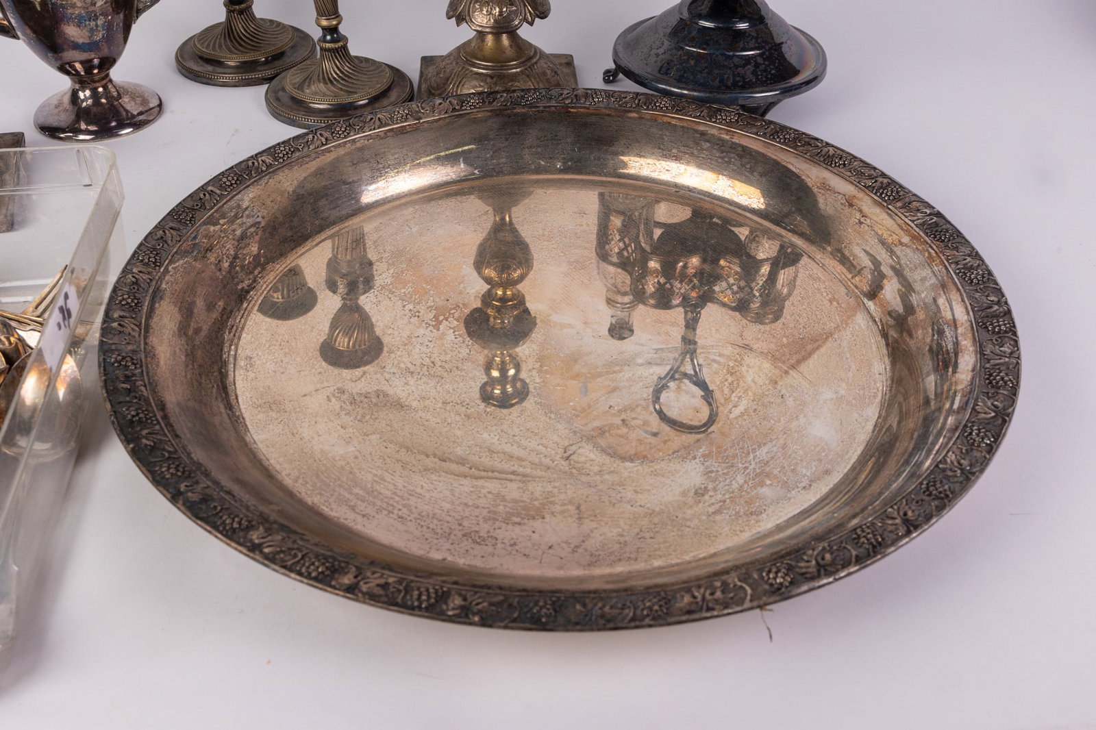 Lot of Vintage Silver Plate Items - 4