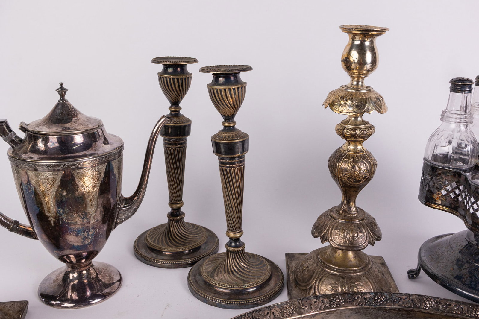 Lot of Vintage Silver Plate Items - 7