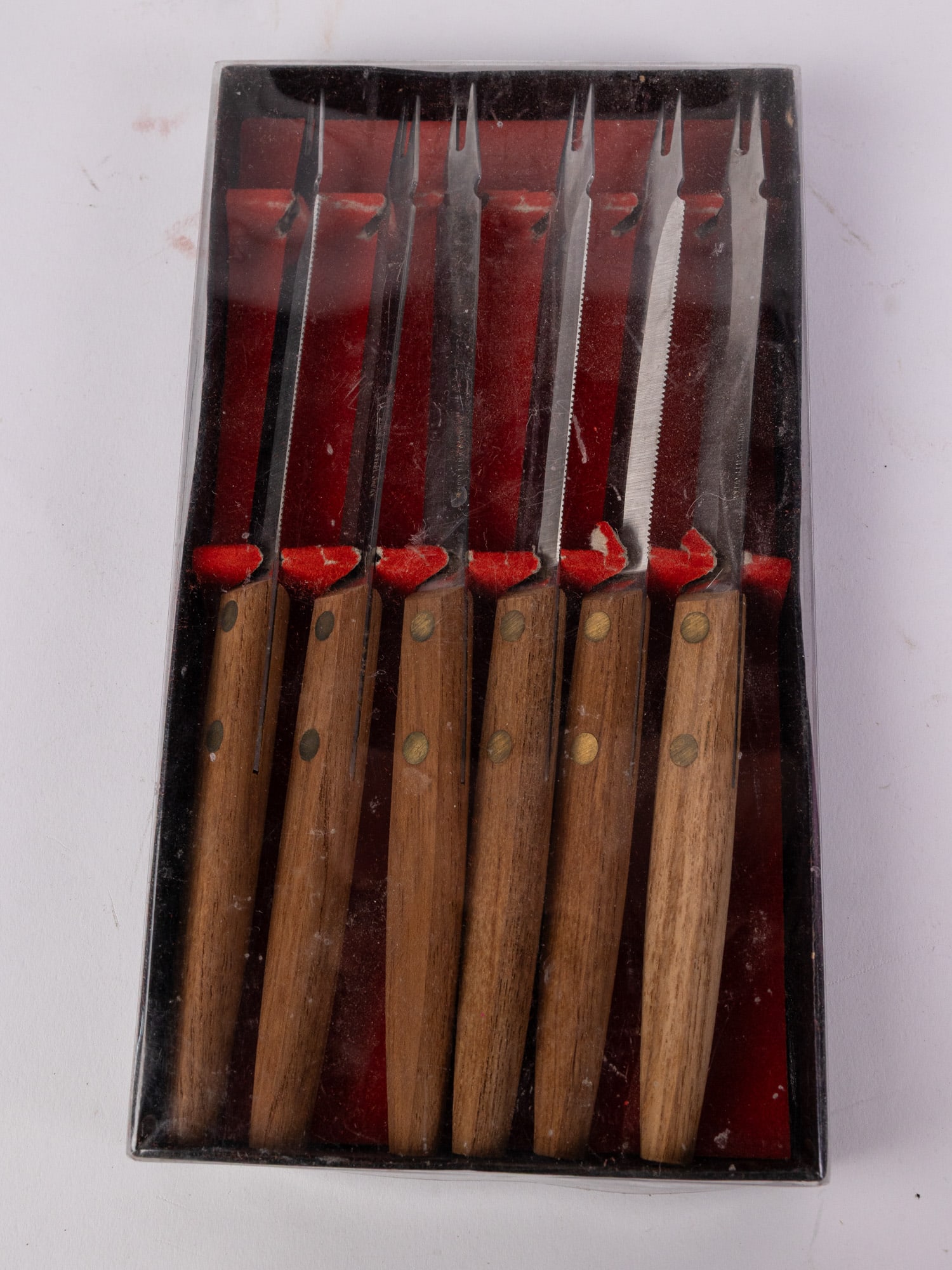 Set of Six Japan-Made Stainless Steel Vintage Cocktail Knives: Set of Six Japan-Made Stainless Steel Vintage Cocktail Knives Size 8" x 5" Literature Brooks Auction – Online Auction Terms & Conditions ————————&