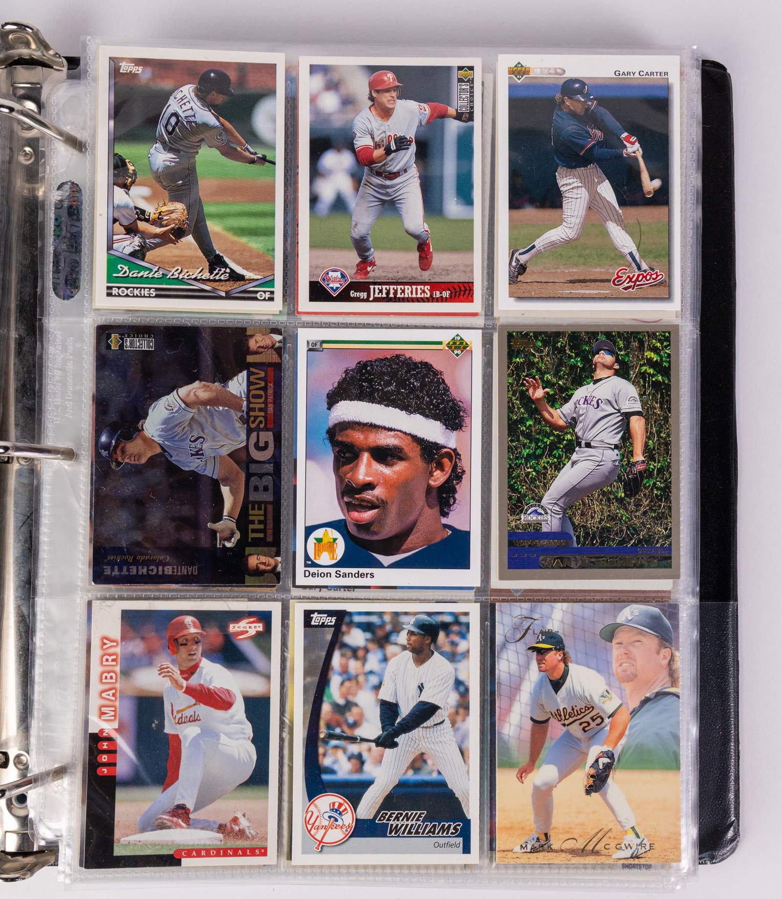 Binder of 1980-2020s Sports Cards - 3