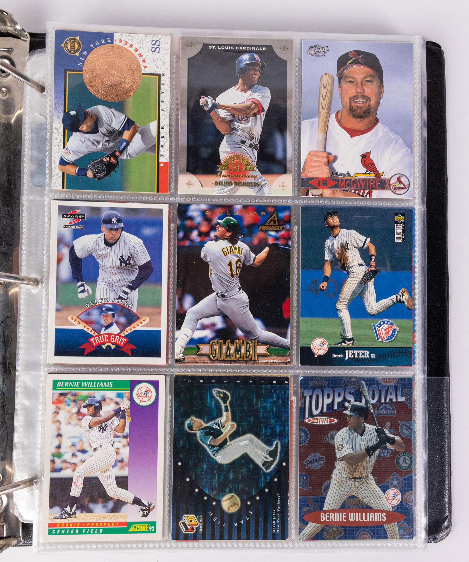 Binder of 1980-2020s Sports Cards - 5