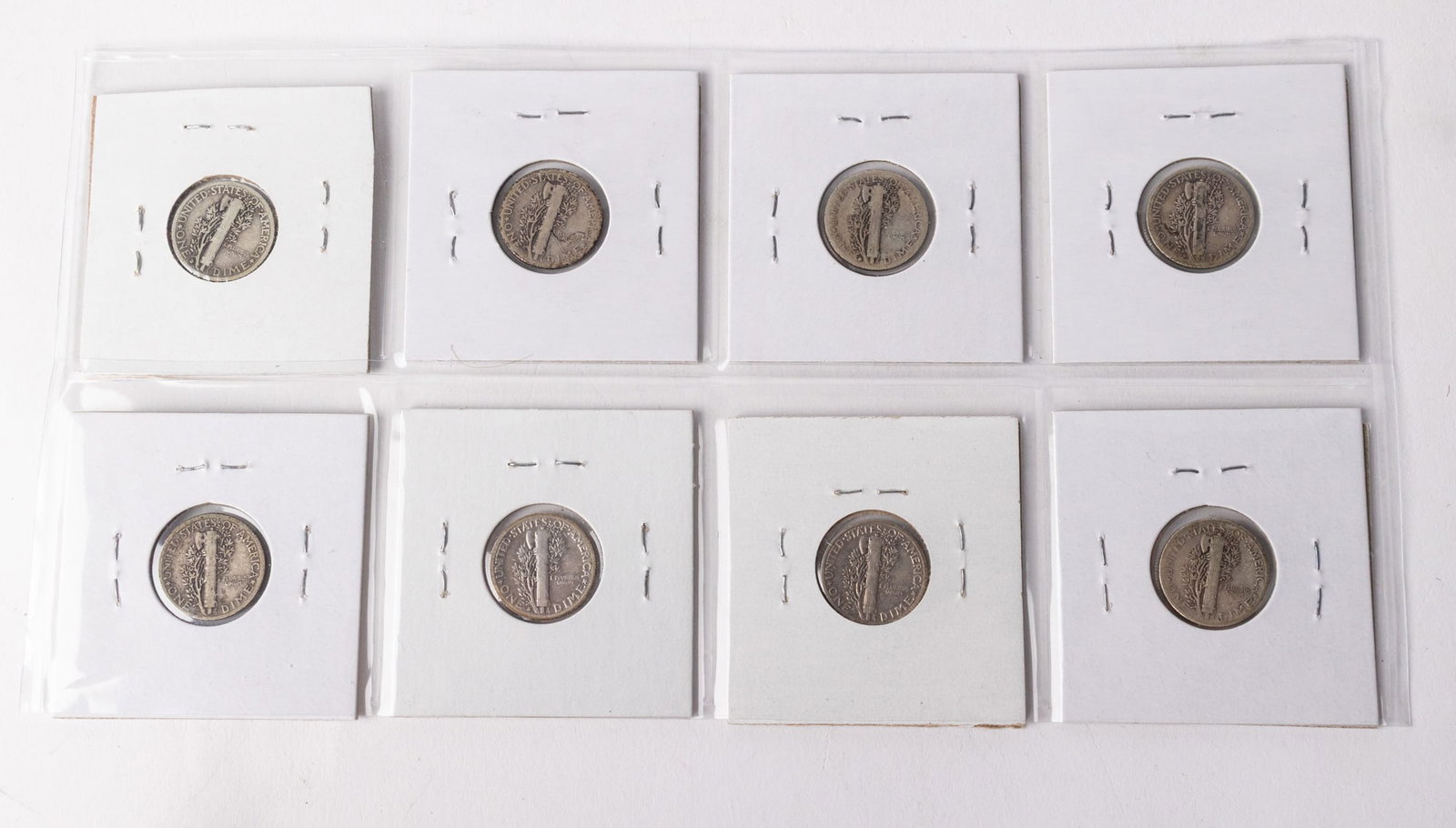 Set of Mercury Dimes 1930-1935S - 2