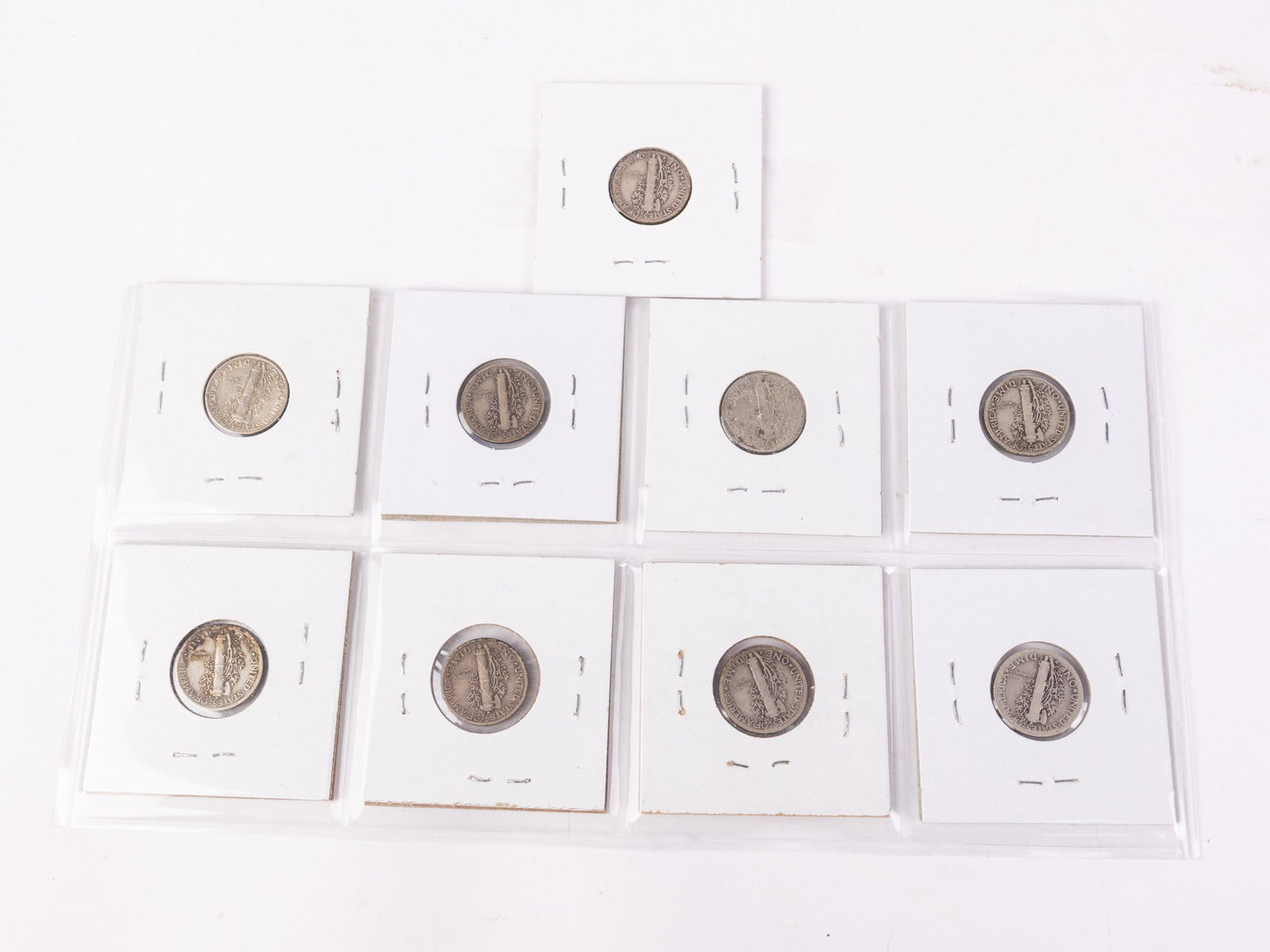 Set of Mercury Dimes 1936-1938S - 2