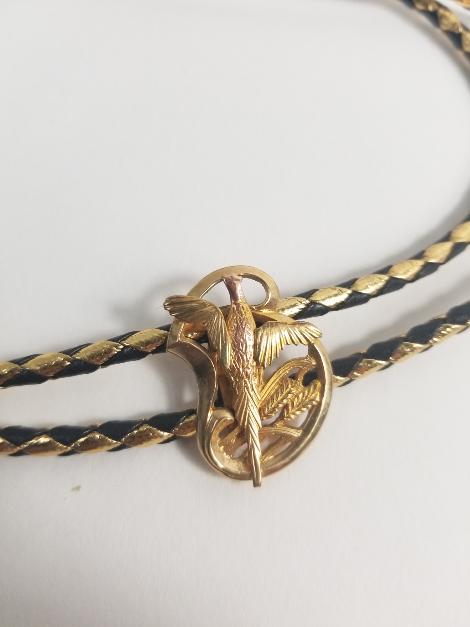 Black Hills 10k Gold Bolo tie - 2