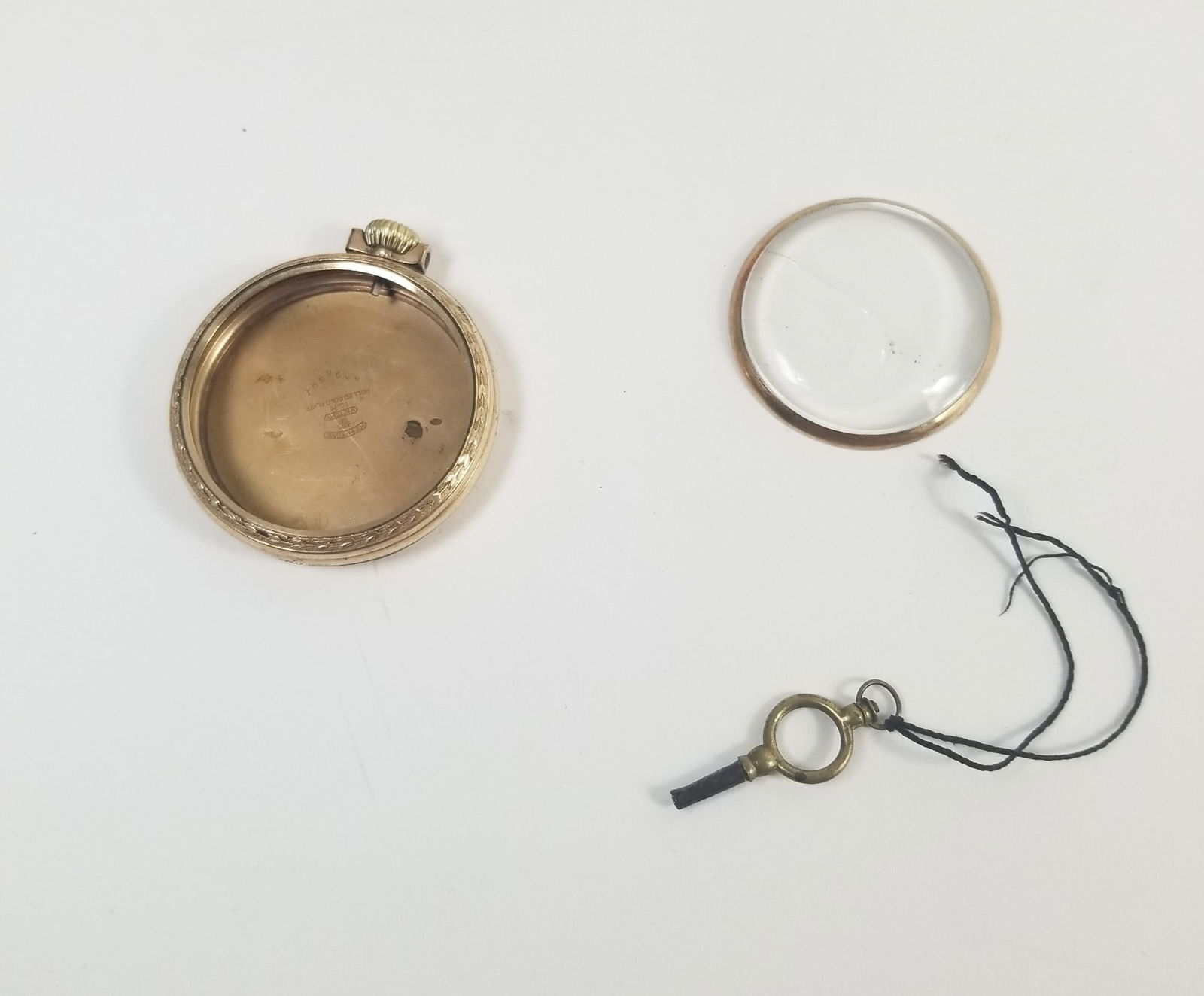 Keystone Victory 10k Rolled Gold Plated Pocket Watch case (1 of 2)