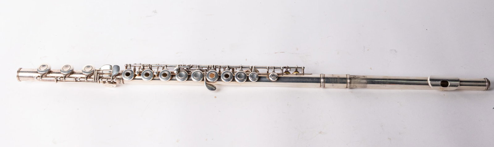 Silver Yamaha YFL-385 Intermediate Flute - 3